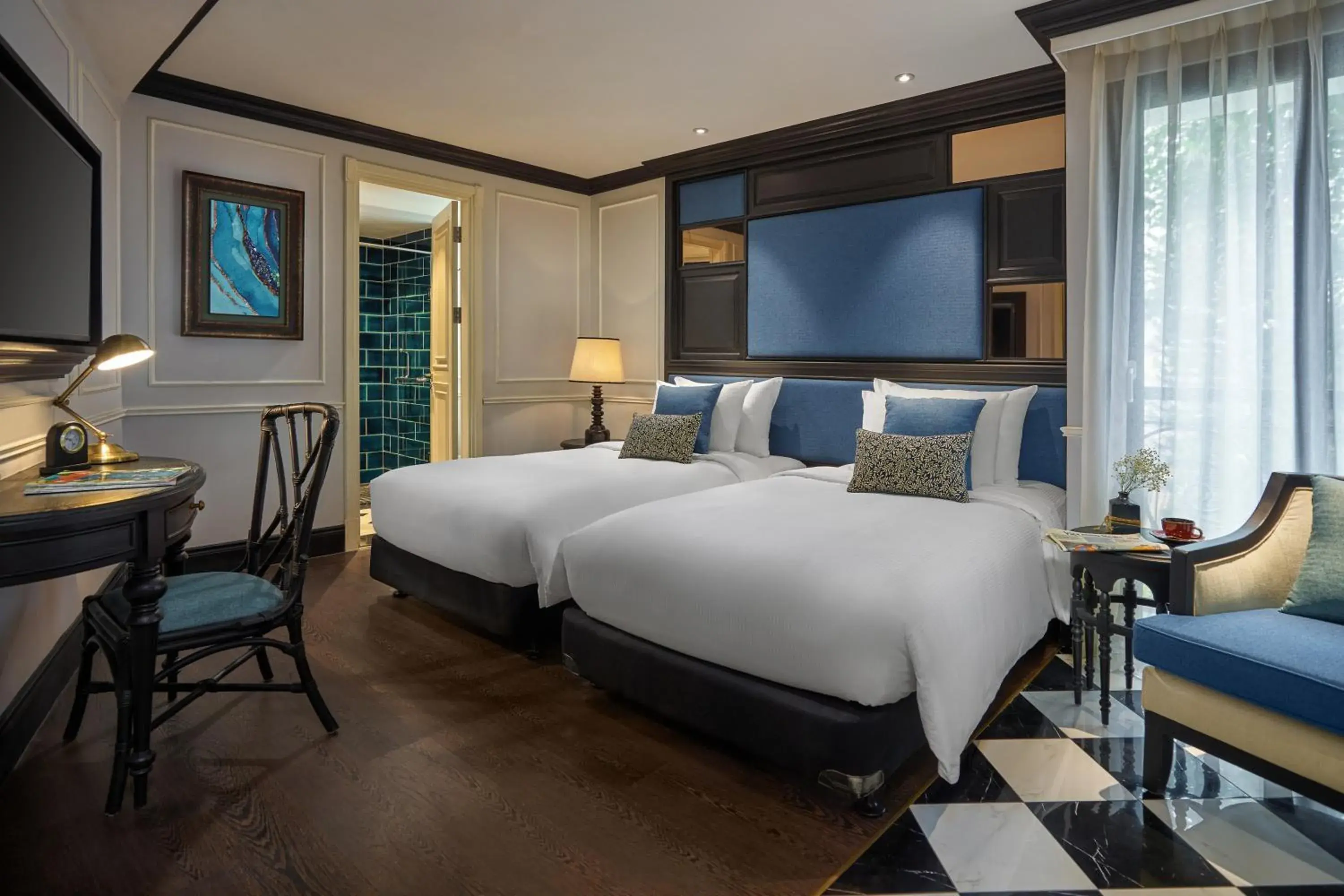 Twin Room with Balcony - Free 1 drink in 2025 in Aira Boutique Hanoi Hotel & Spa Twin Room with Balcony - Free 1 drink in 2025 in Aira Boutique Hanoi Hotel & Spa