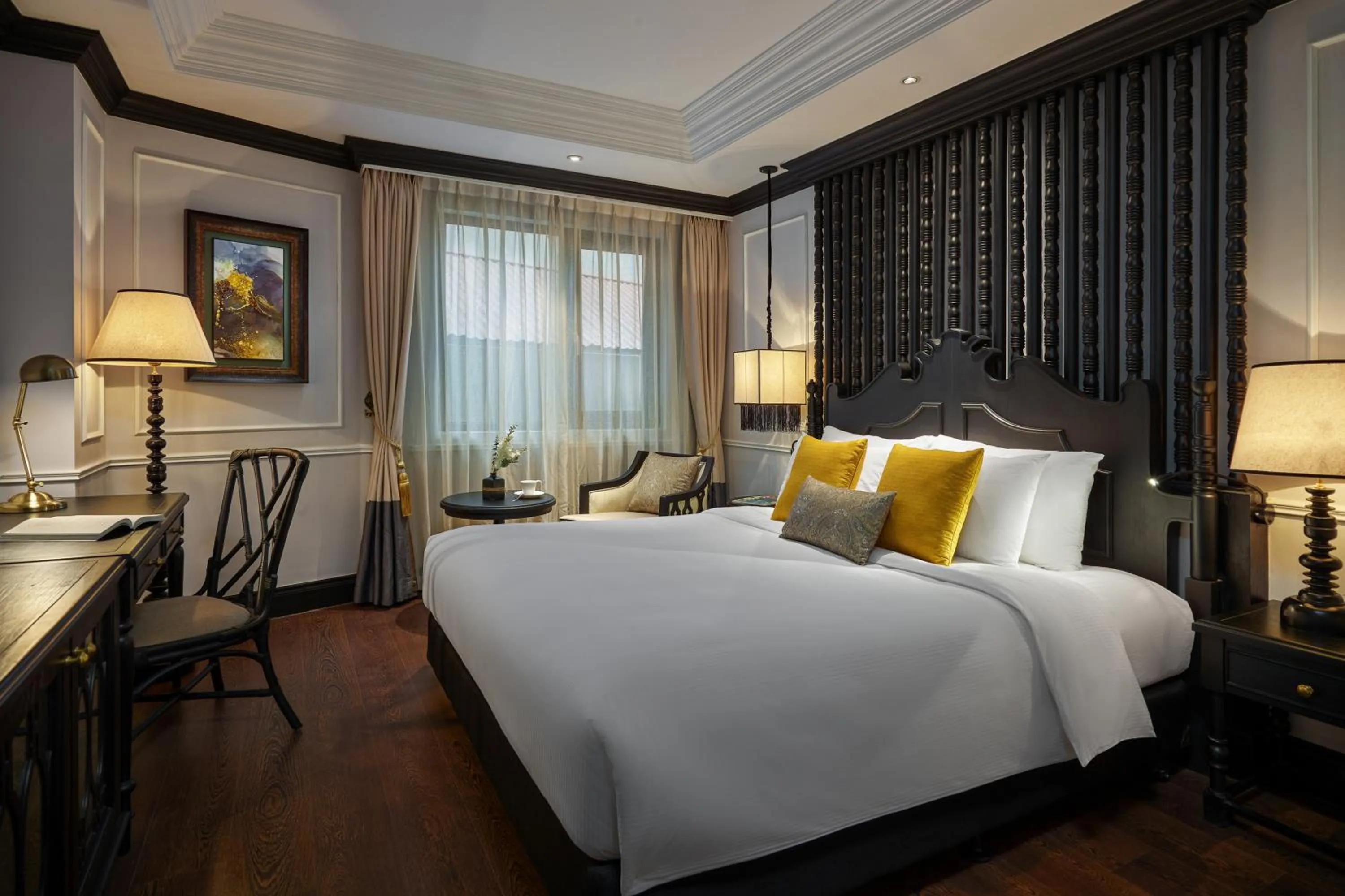 Bed in Aira Boutique Hanoi Hotel & Spa