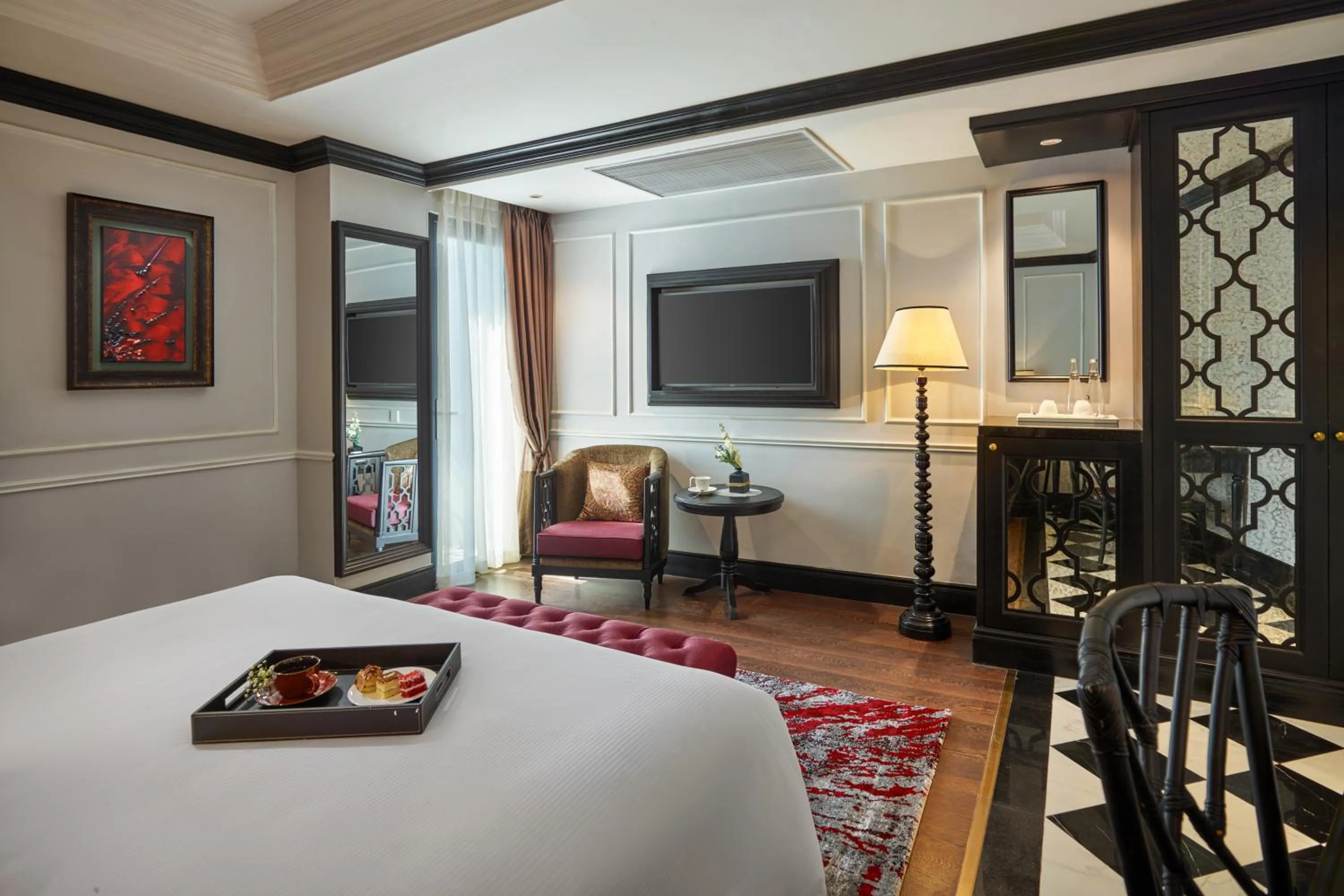 Photo of the whole room, Bed in Aira Boutique Hanoi Hotel & Spa