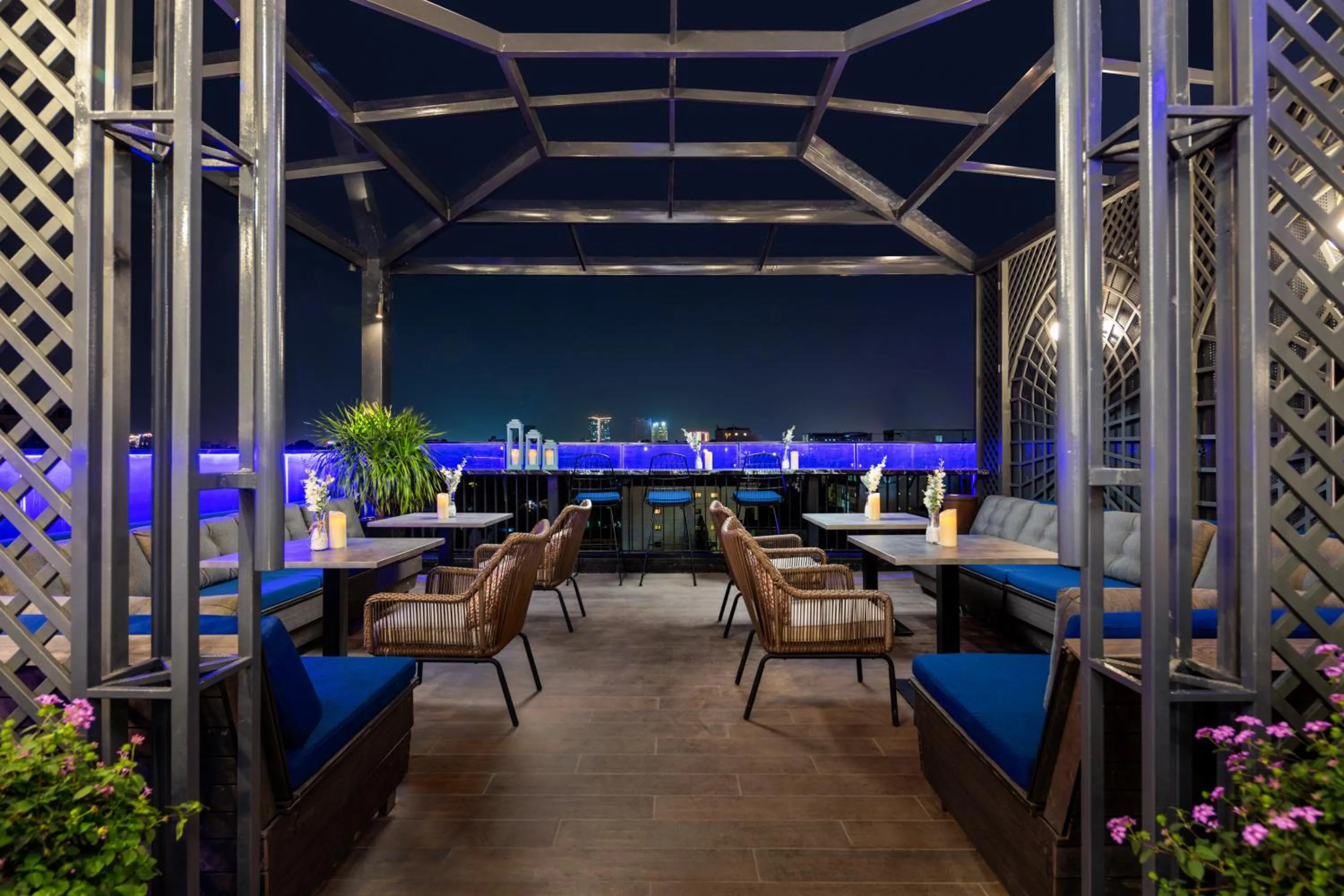 Patio in Aira Boutique Hanoi Hotel & Spa