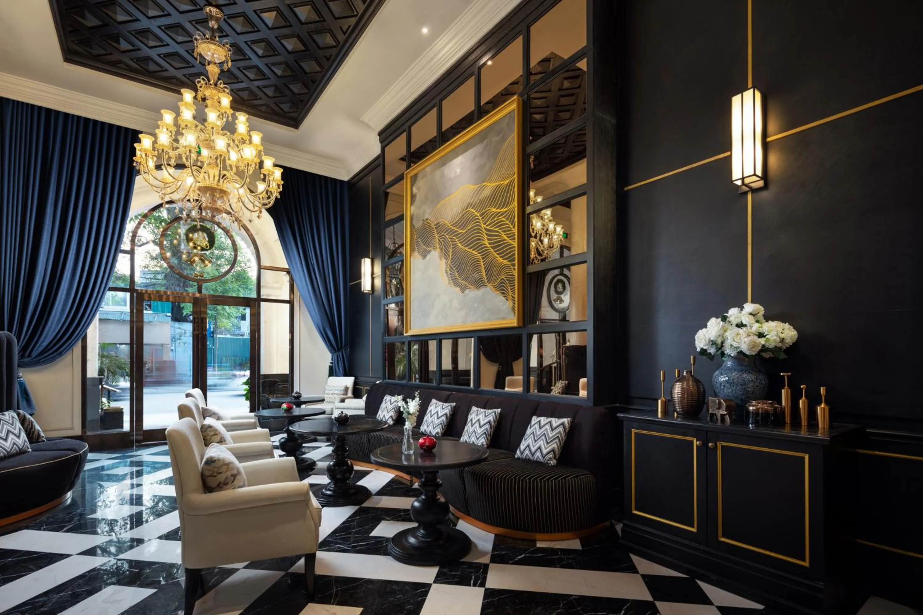 Lobby or reception in Aira Boutique Hanoi Hotel & Spa