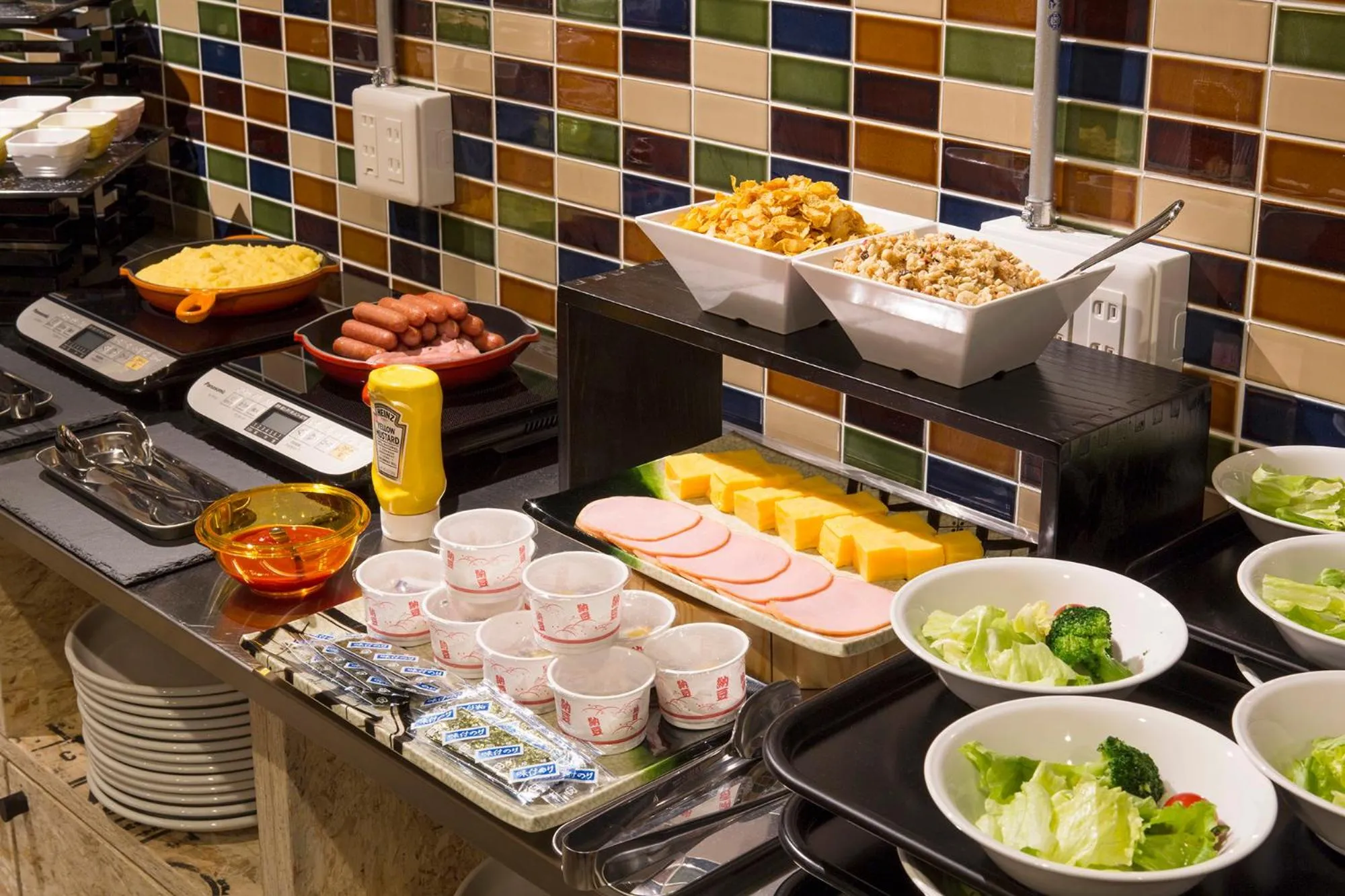 Buffet breakfast in Hotel Replace Namba Osaka