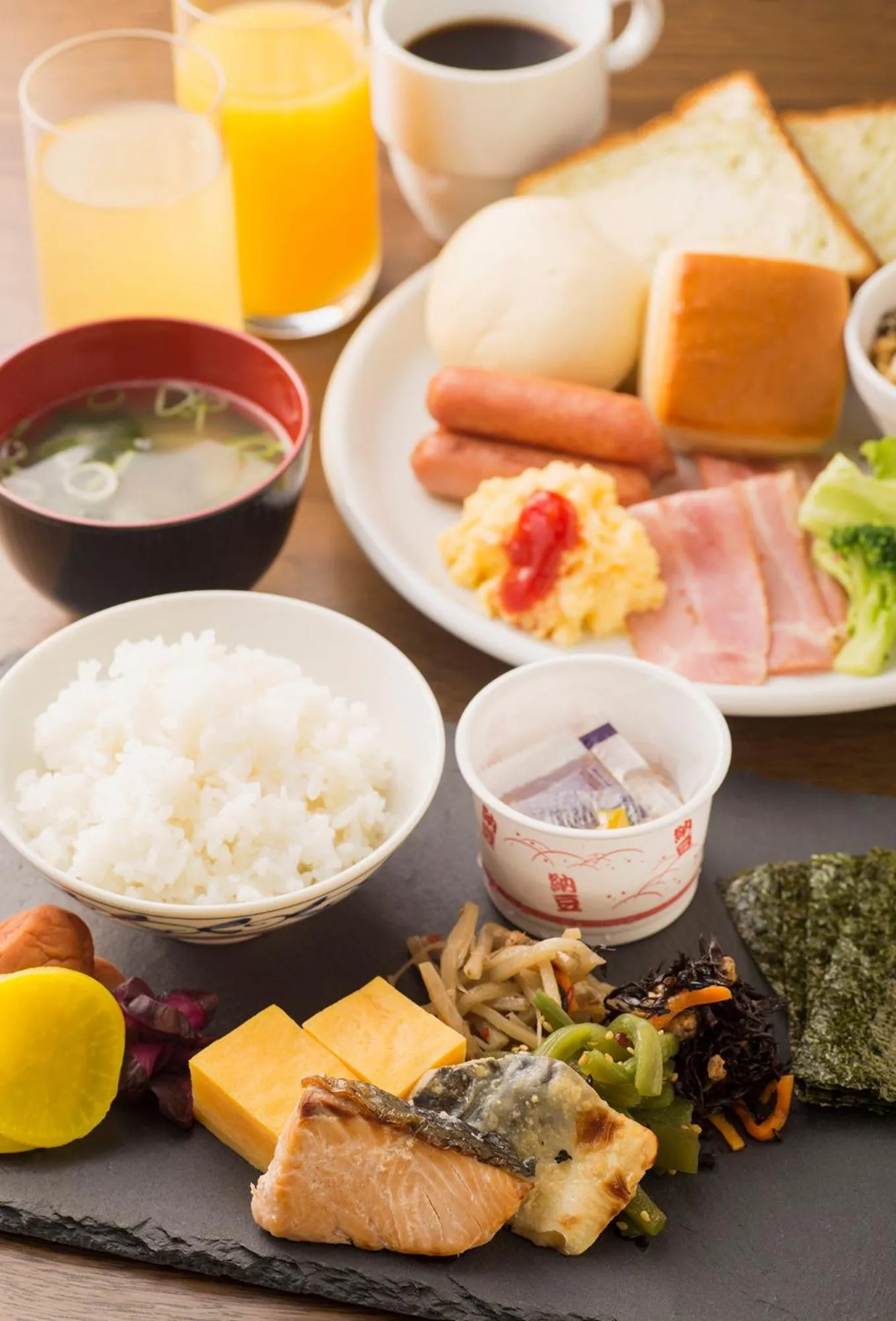 Food close-up in Hotel Replace Namba Osaka