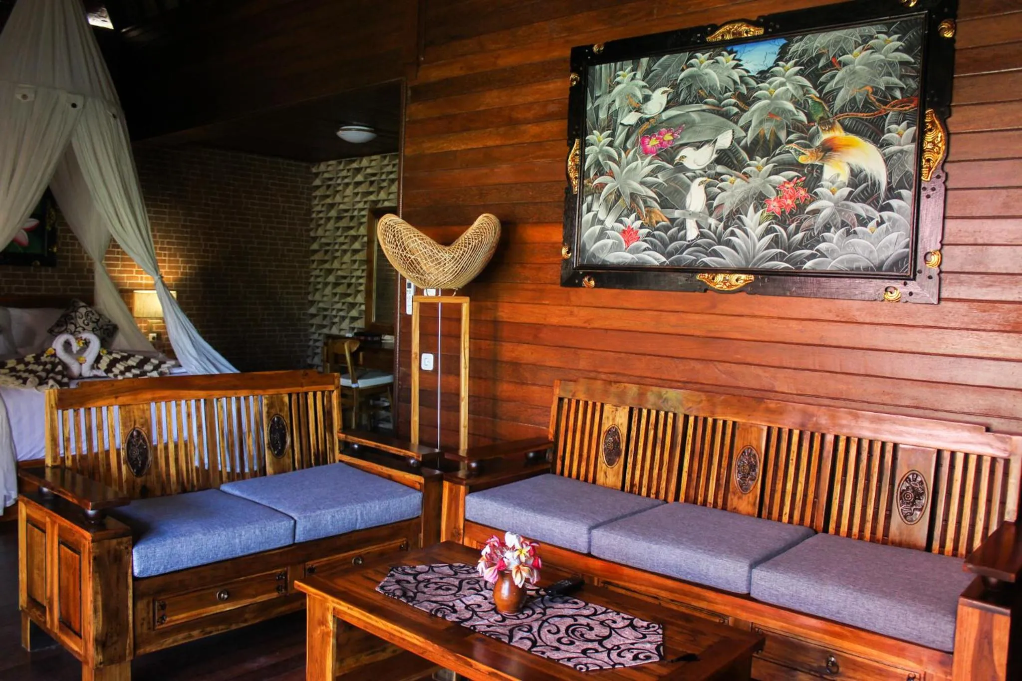 Living room in Pattri Garden Lembongan