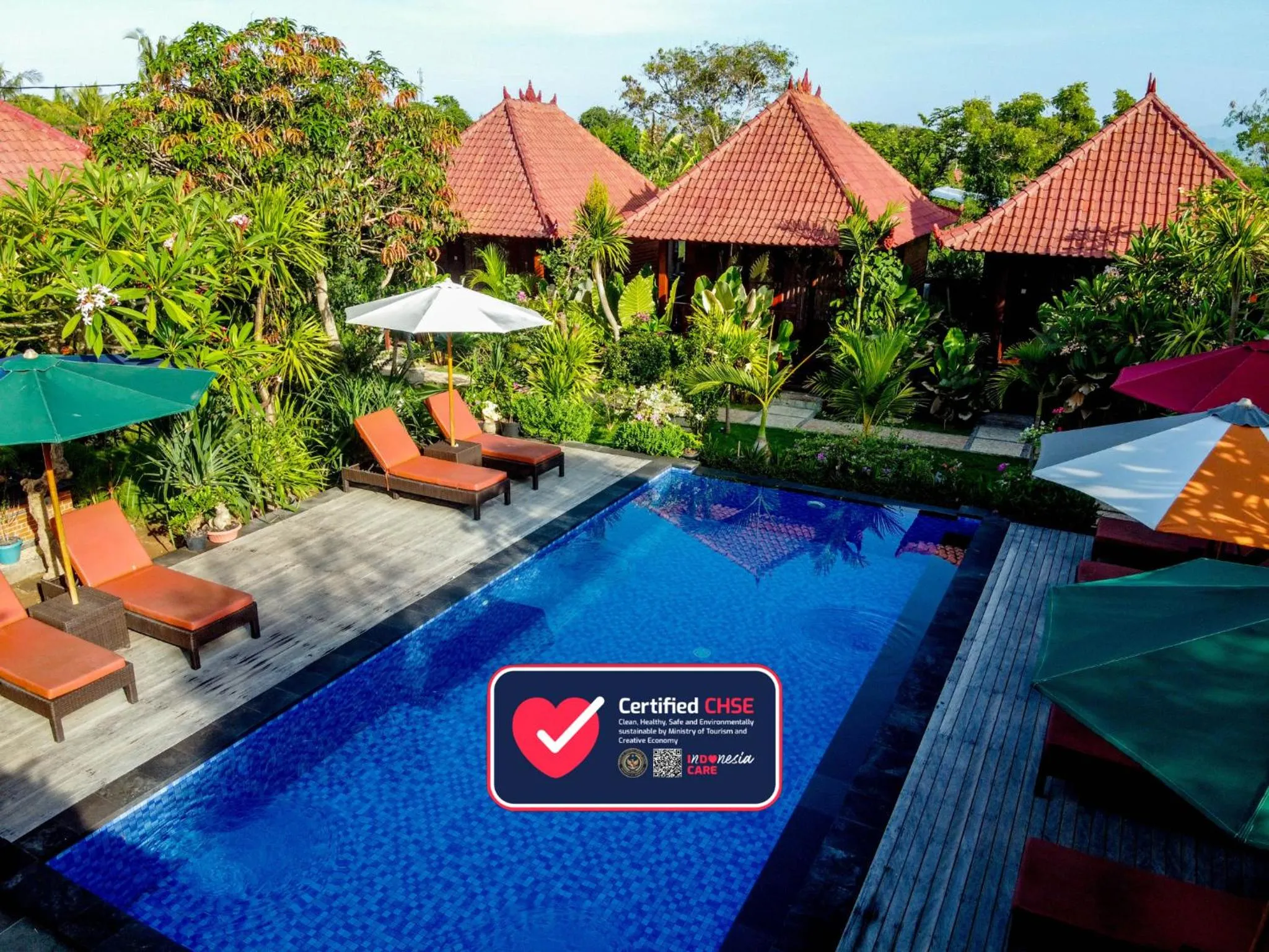 Swimming pool in Pattri Garden Lembongan