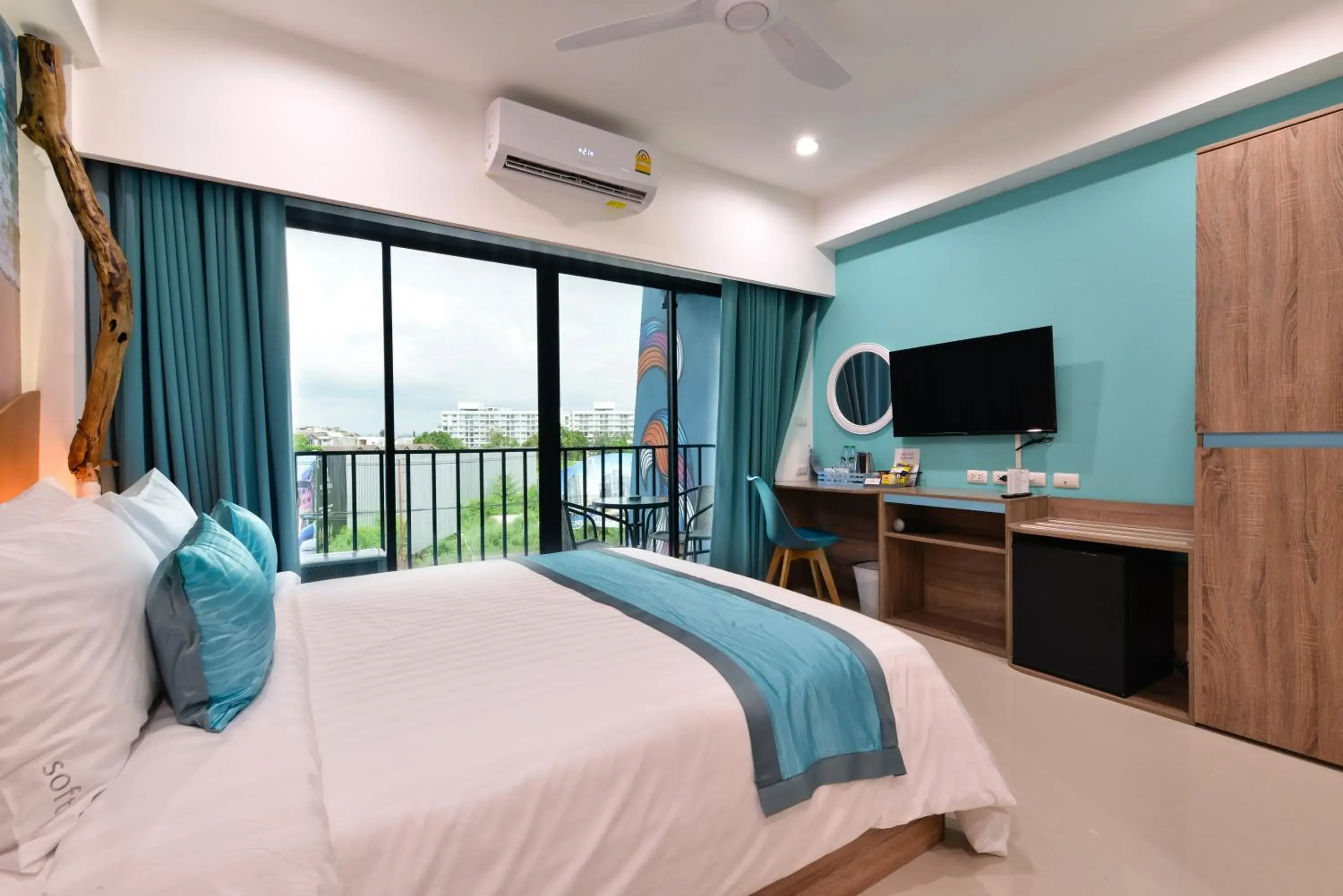 Seating area, Bed in T2 Jomtien Pattaya Seating area, Bed in T2 Jomtien Pattaya