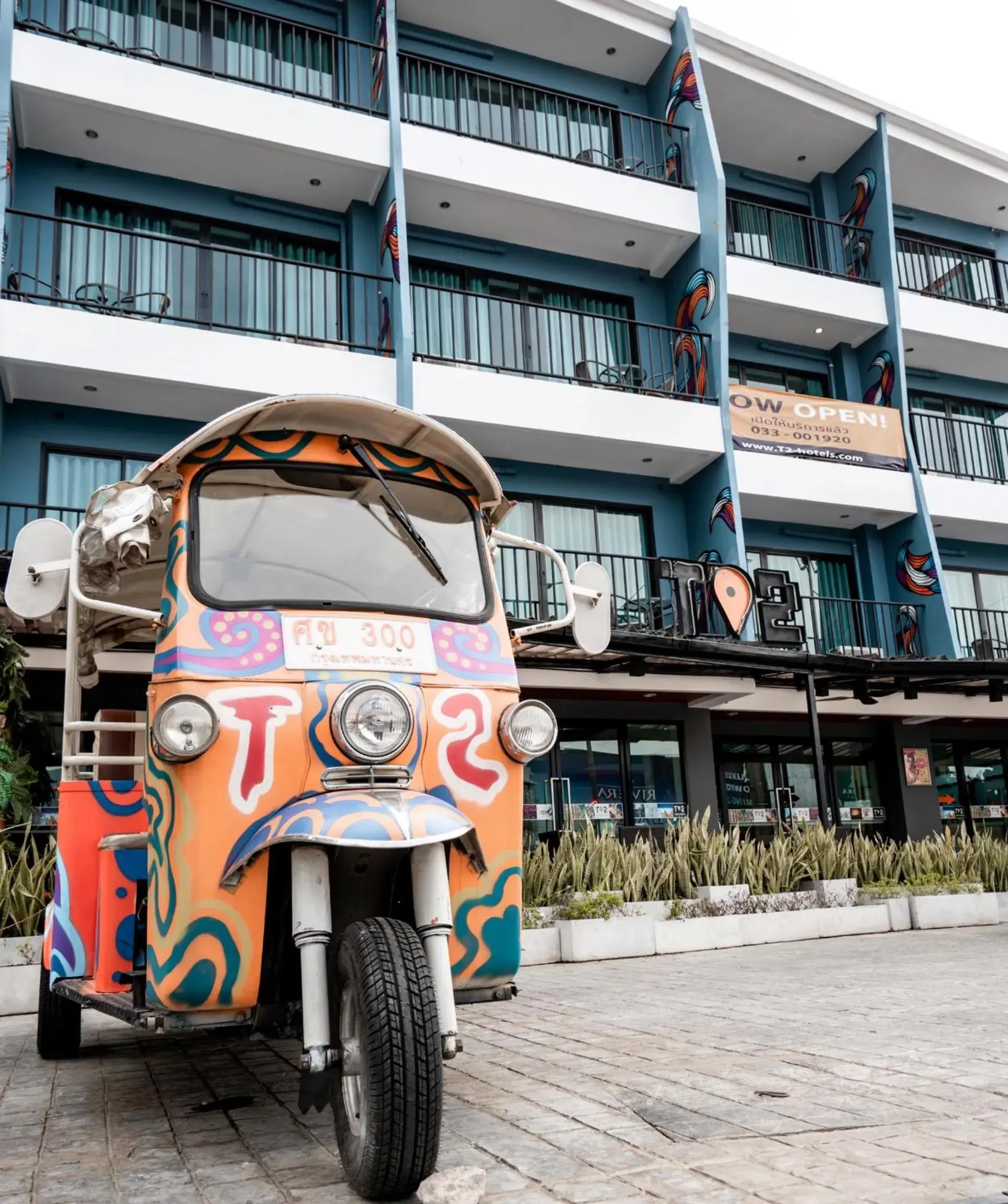 Facade/entrance in T2 Jomtien Pattaya Facade/entrance in T2 Jomtien Pattaya