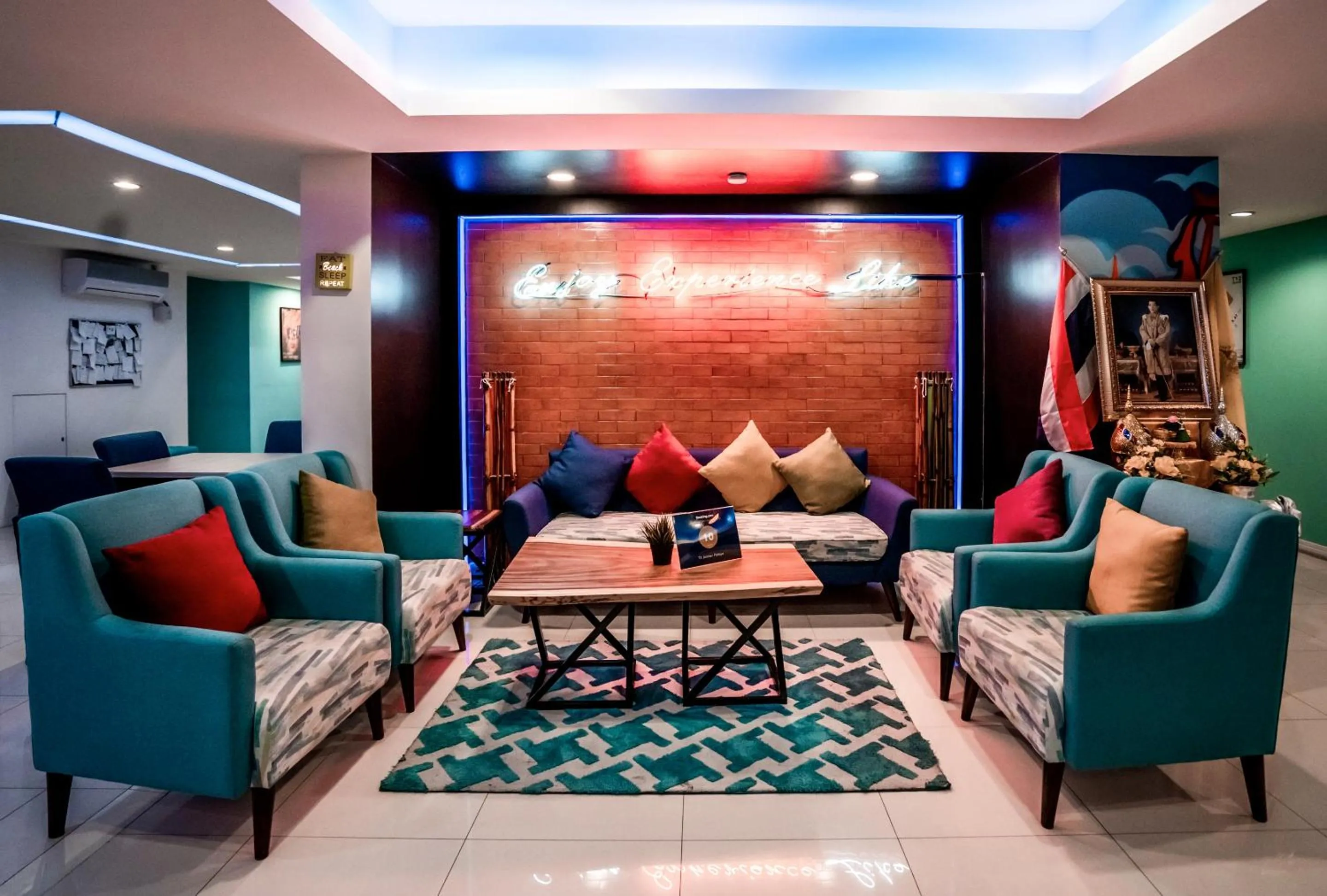 Seating area in T2 Jomtien Pattaya