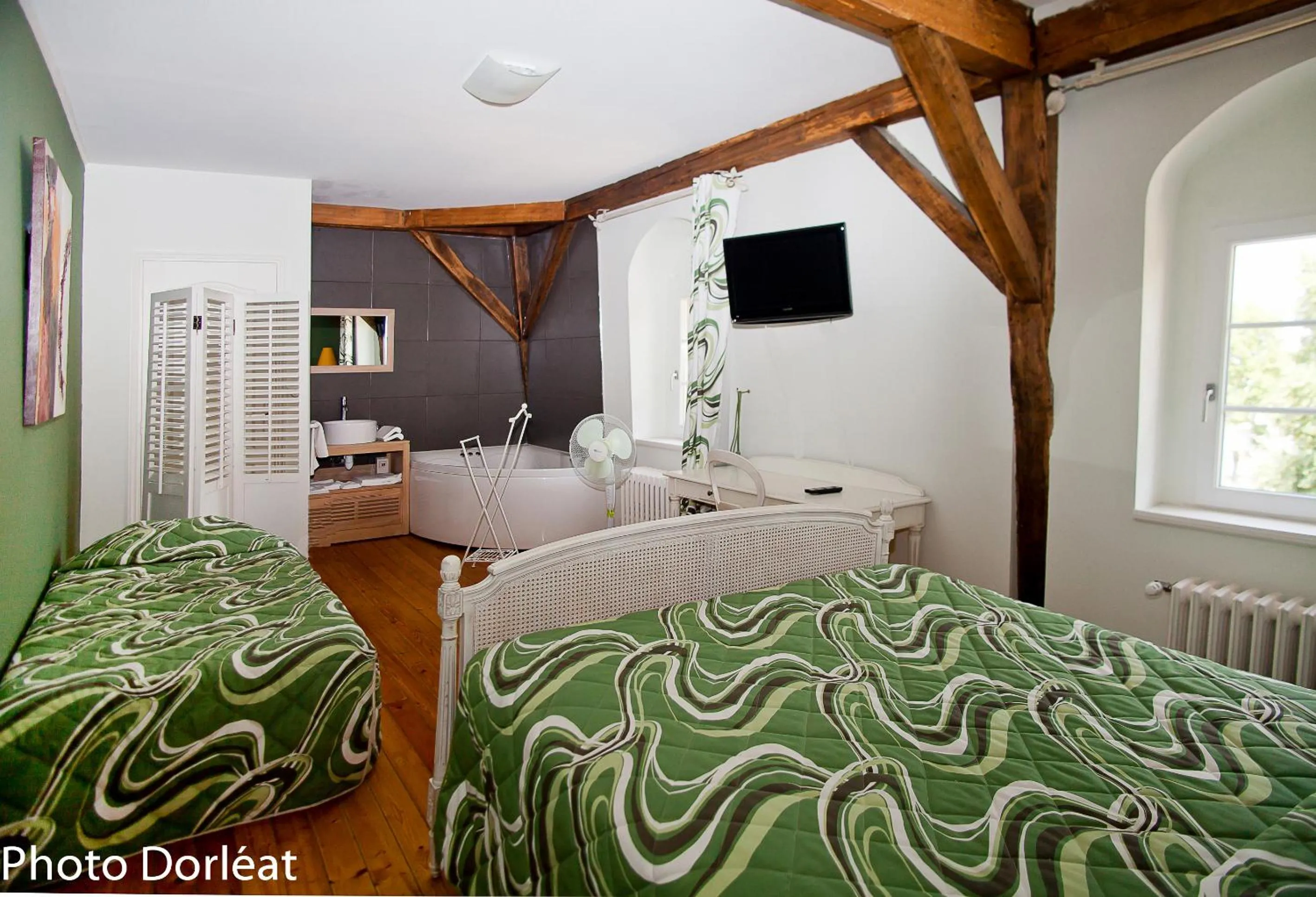 Bedroom, Bed in Gîte François 1er