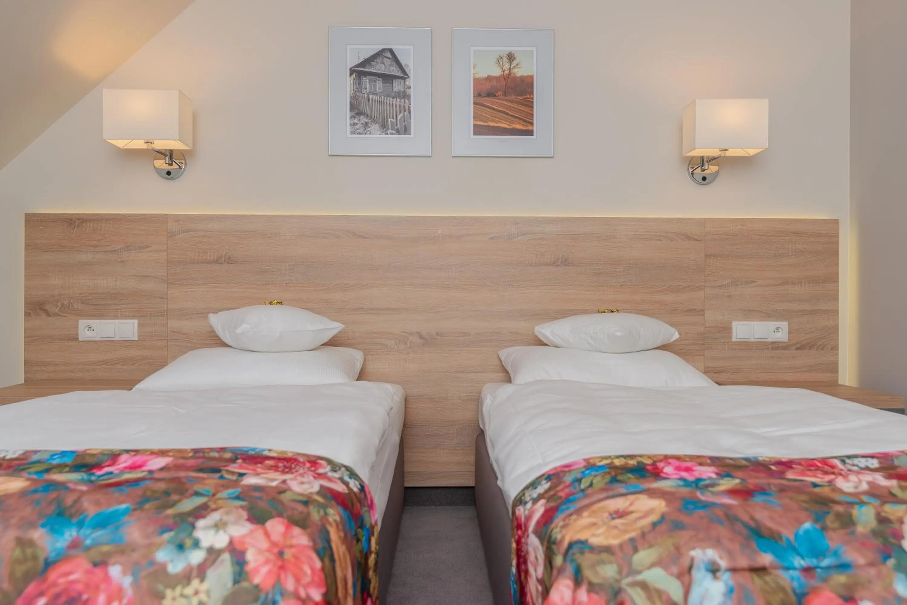 Bed in Gościniec Folwark Nadawki