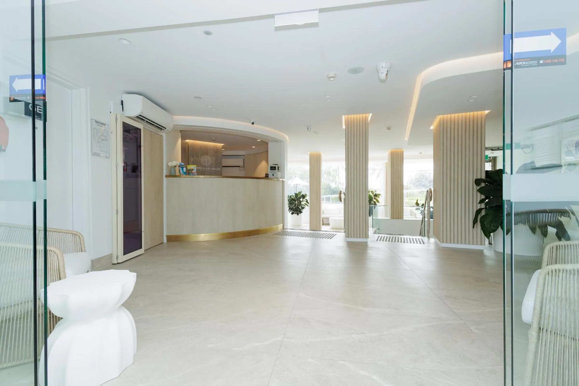 Lobby or reception in Princess Palm on the Beach