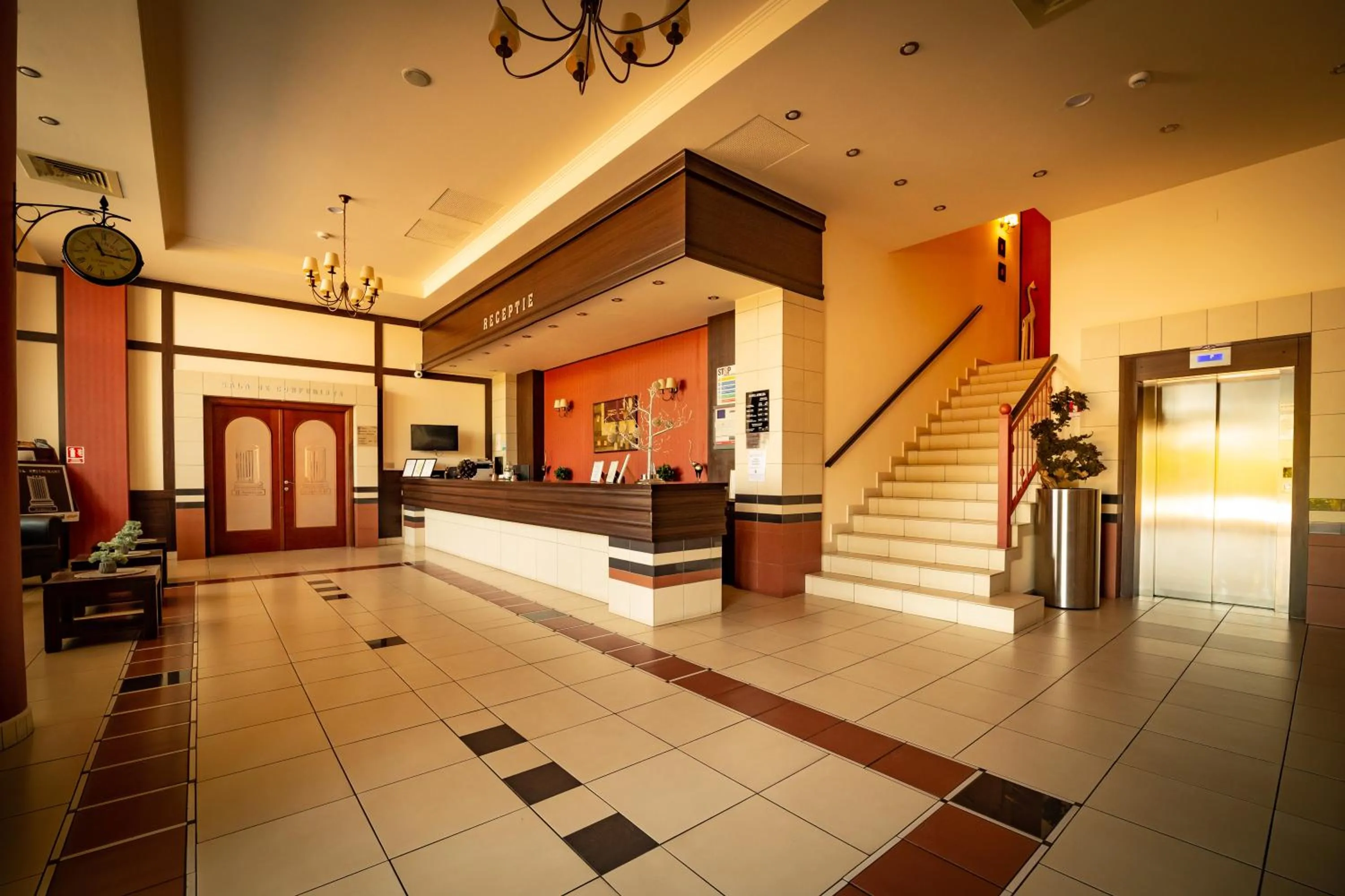 Lobby or reception in Hotel Aurelia