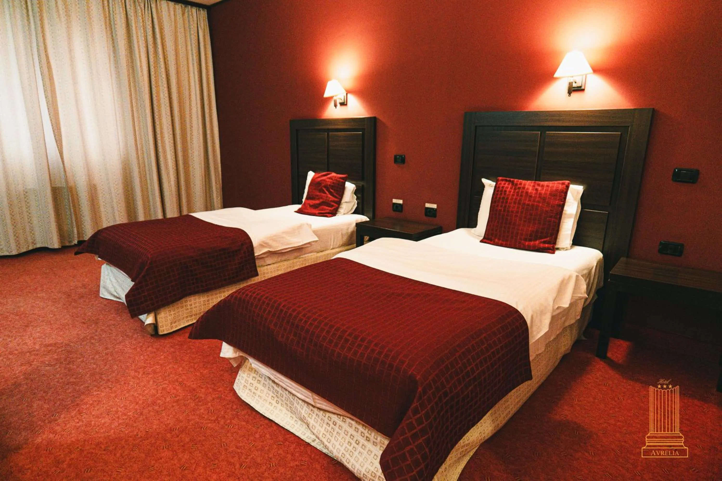 Bed in Hotel Aurelia