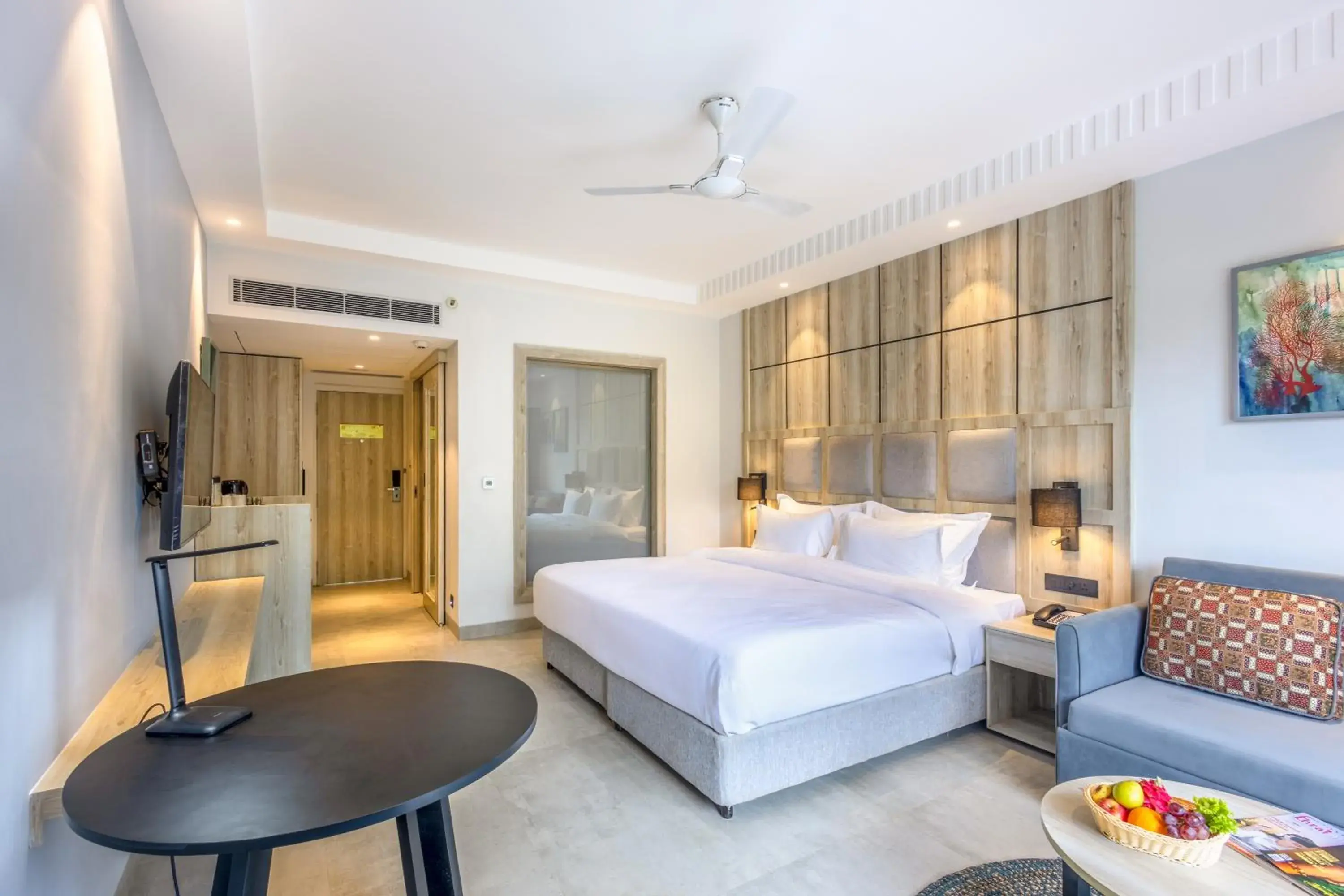 Bed in Ramada by Wyndham Goa Arpora Bed in Ramada by Wyndham Goa Arpora