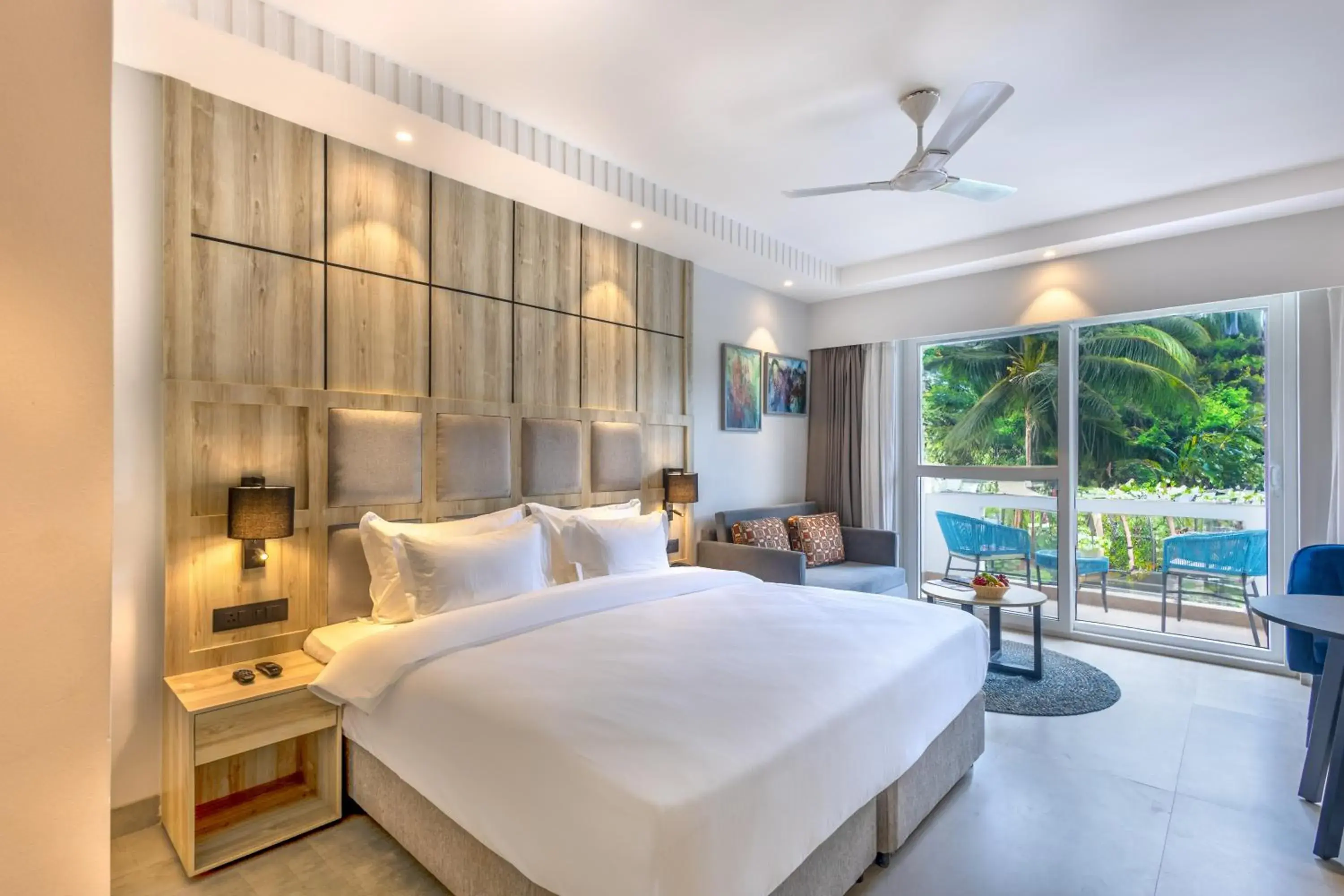 Bed in Ramada by Wyndham Goa Arpora Bed in Ramada by Wyndham Goa Arpora
