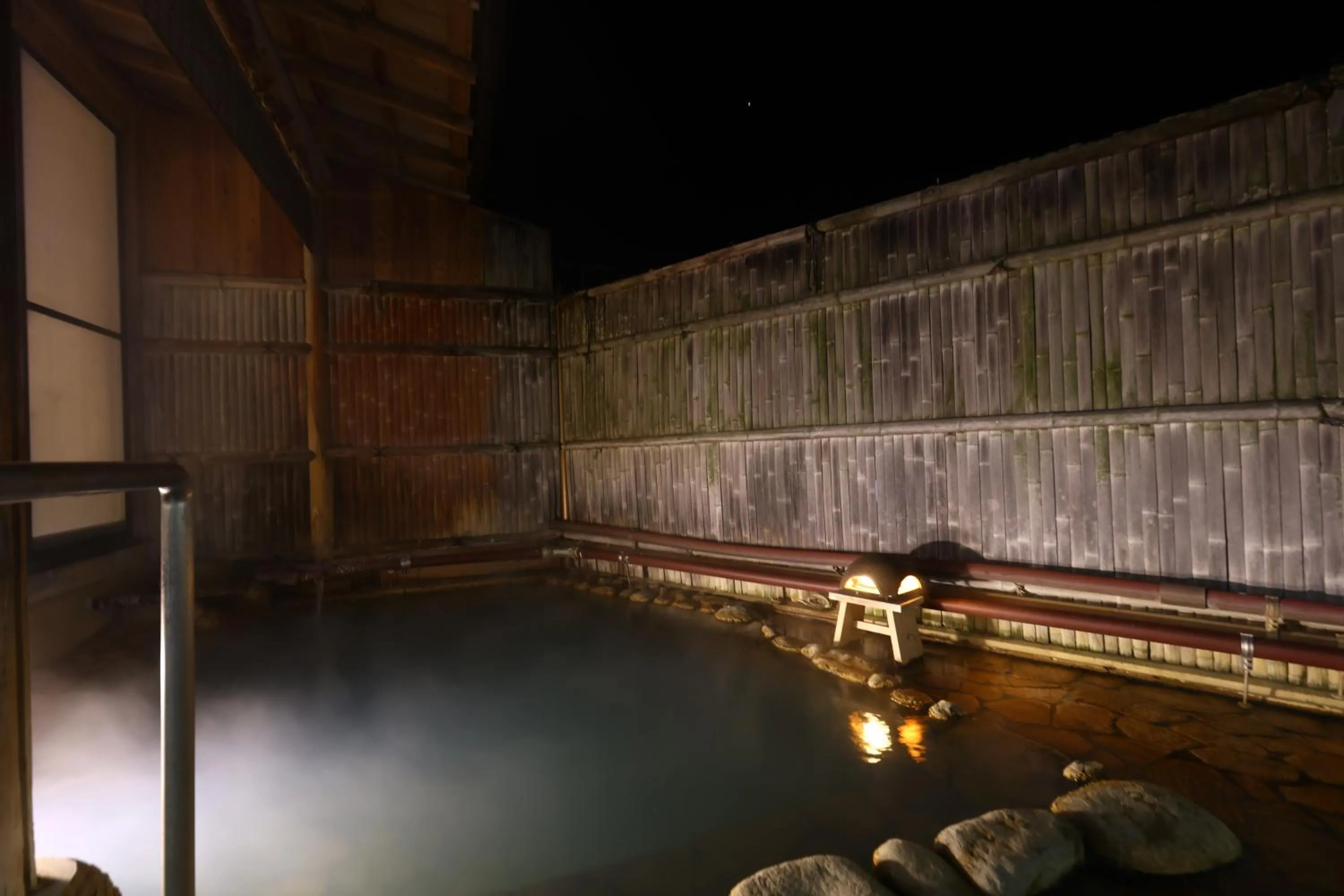 Open Air Bath in Shibu Hotel