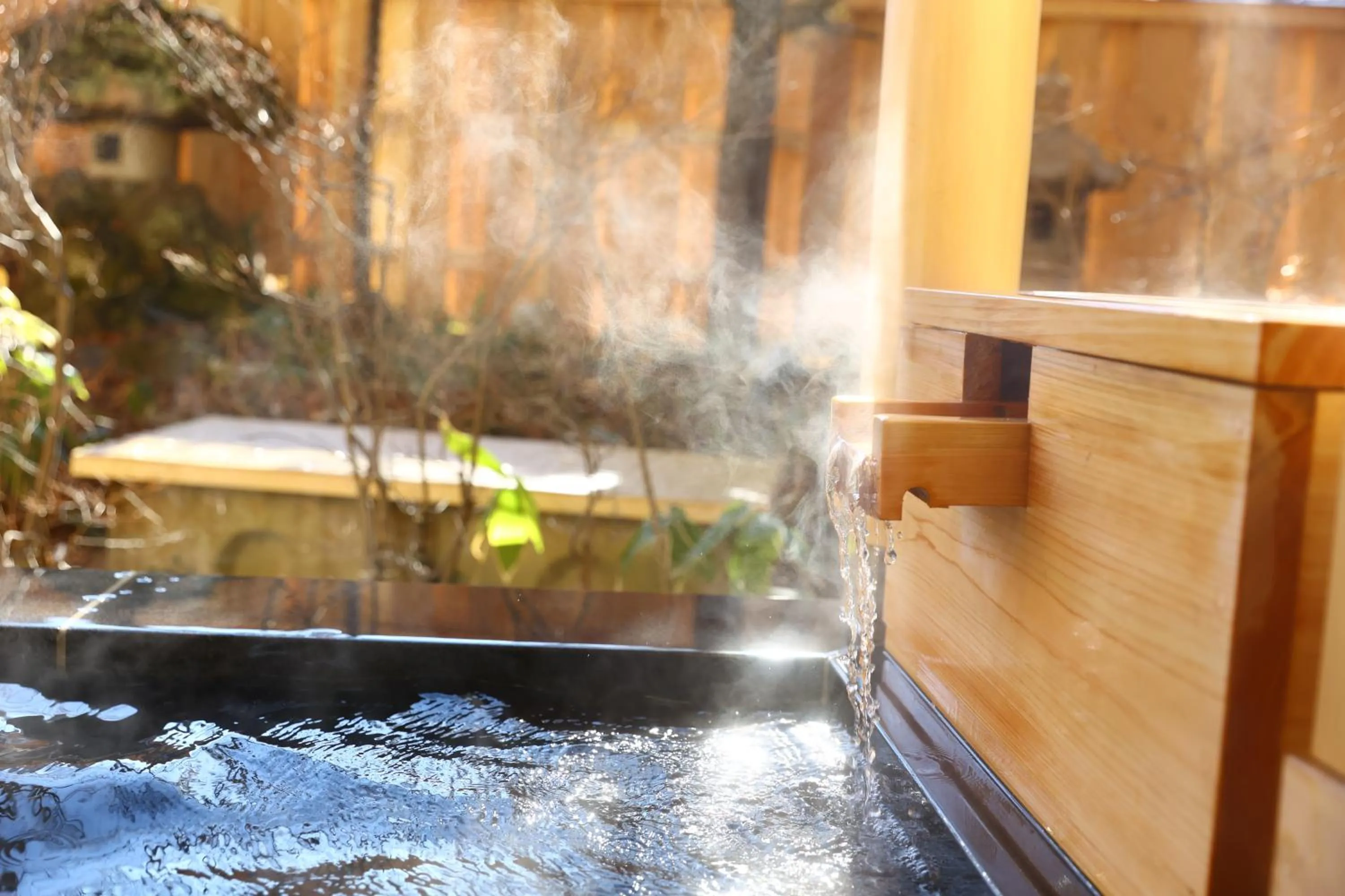 Open Air Bath in Shibu Hotel