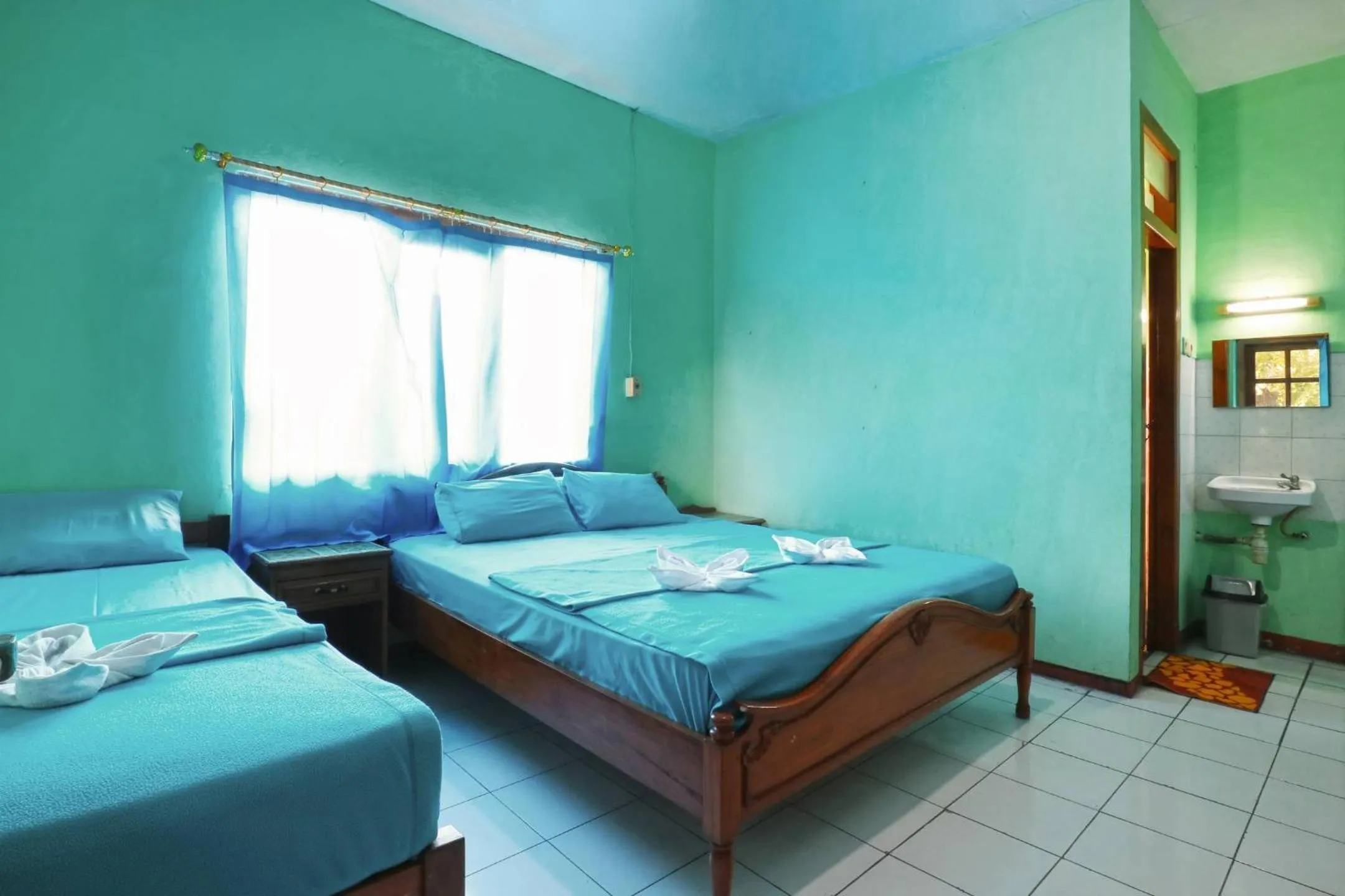 Bedroom, Bed in Hotel Setia Budi