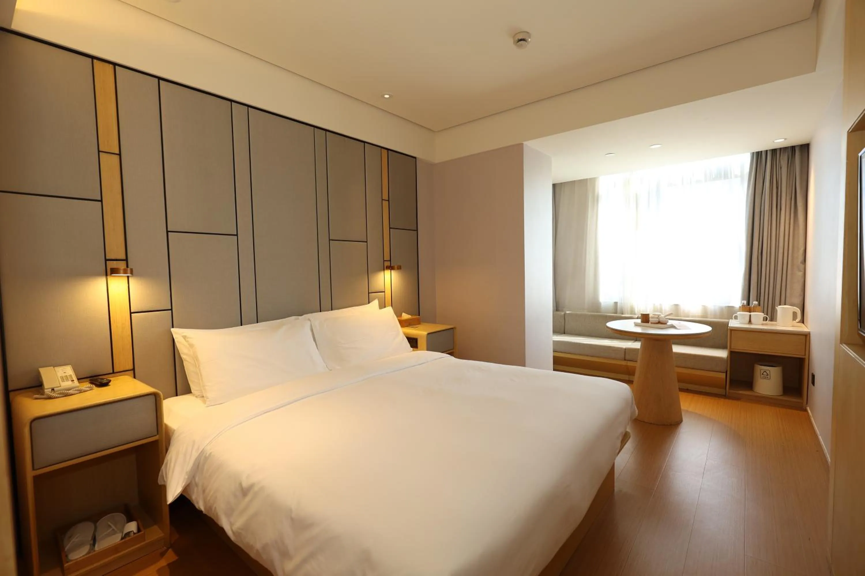 Bed in JI Hotel Shanghai Wujiaochang Shiguang Road