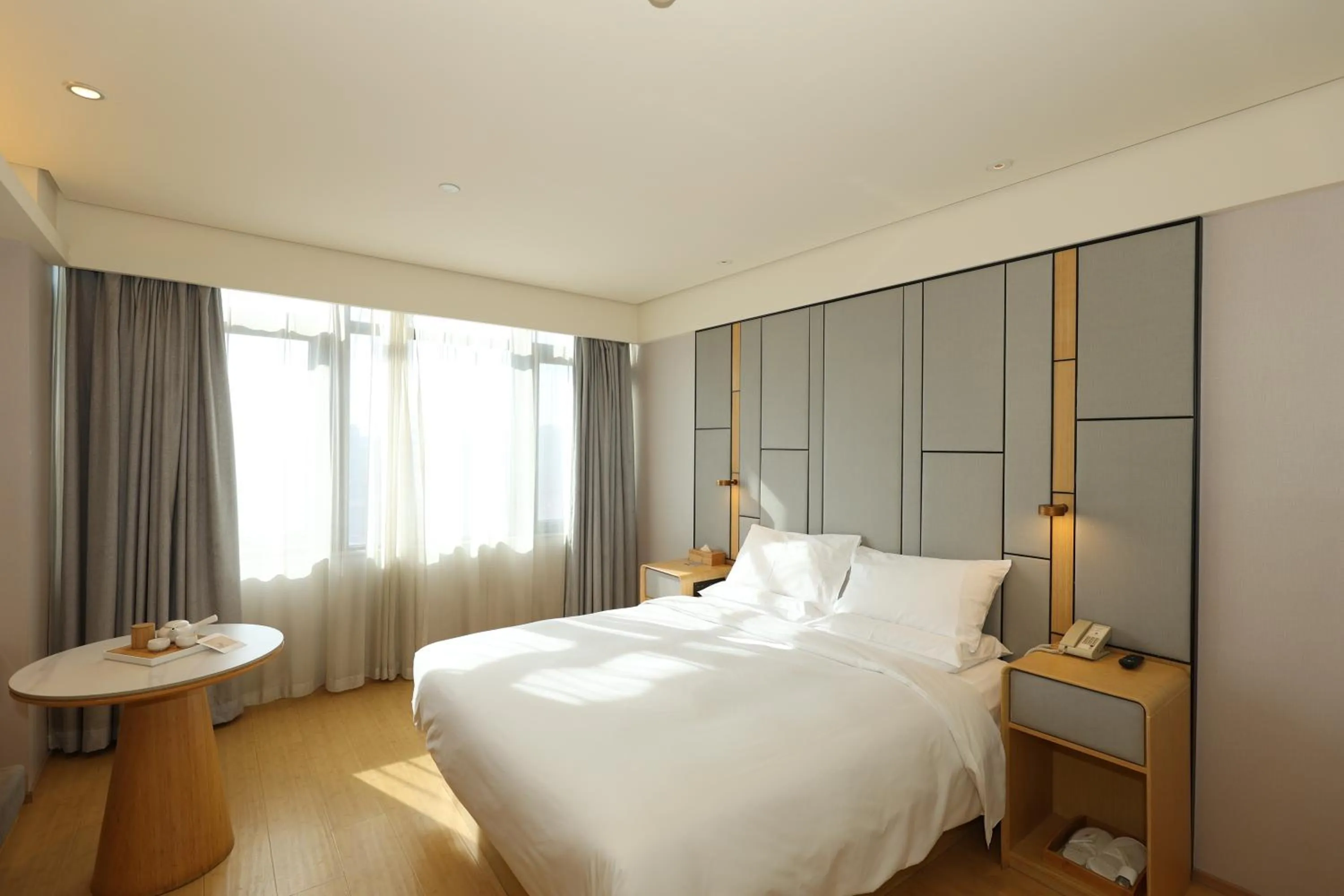 Bed in JI Hotel Shanghai Wujiaochang Shiguang Road