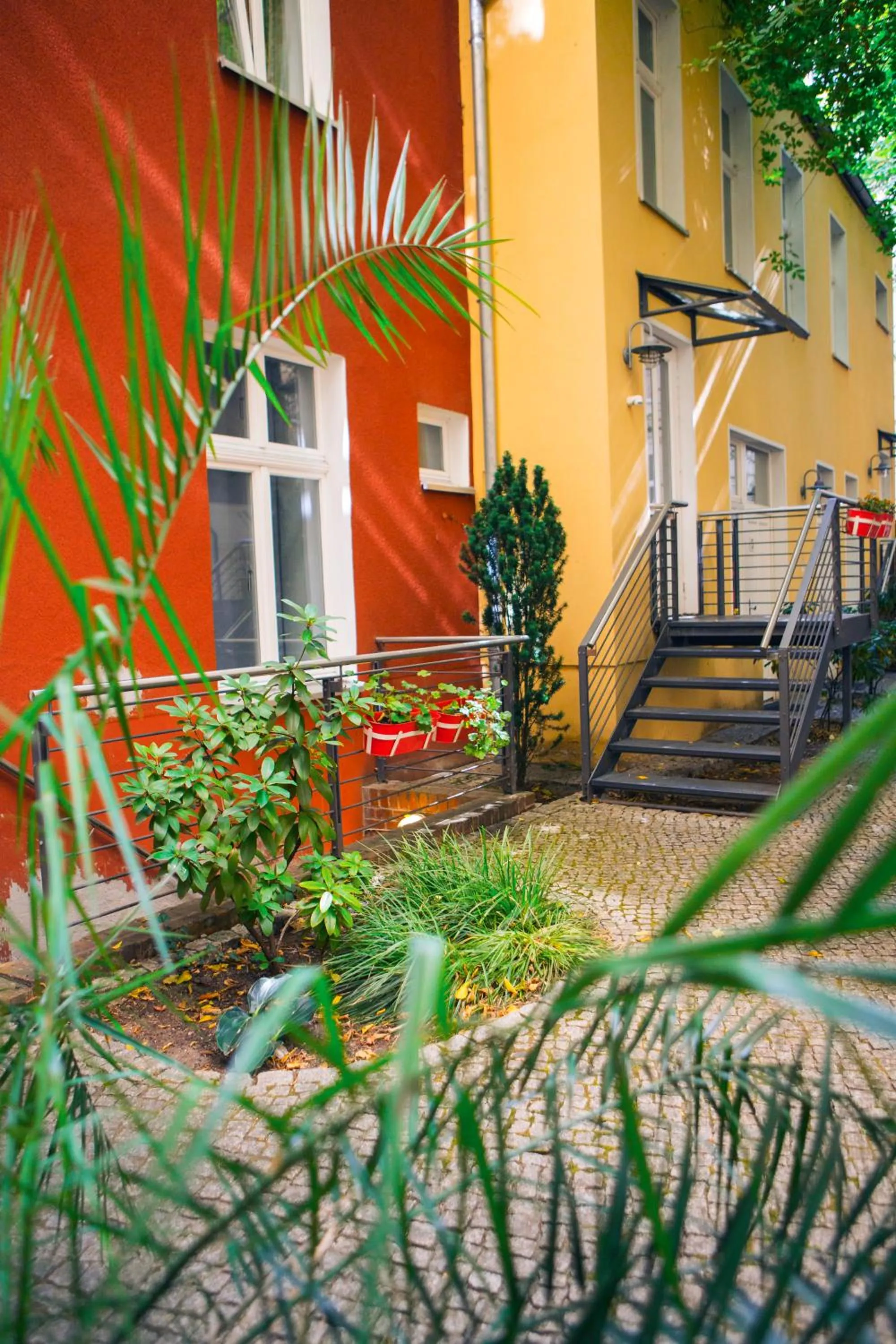 Patio in Pension Peters – Das andere Hotel