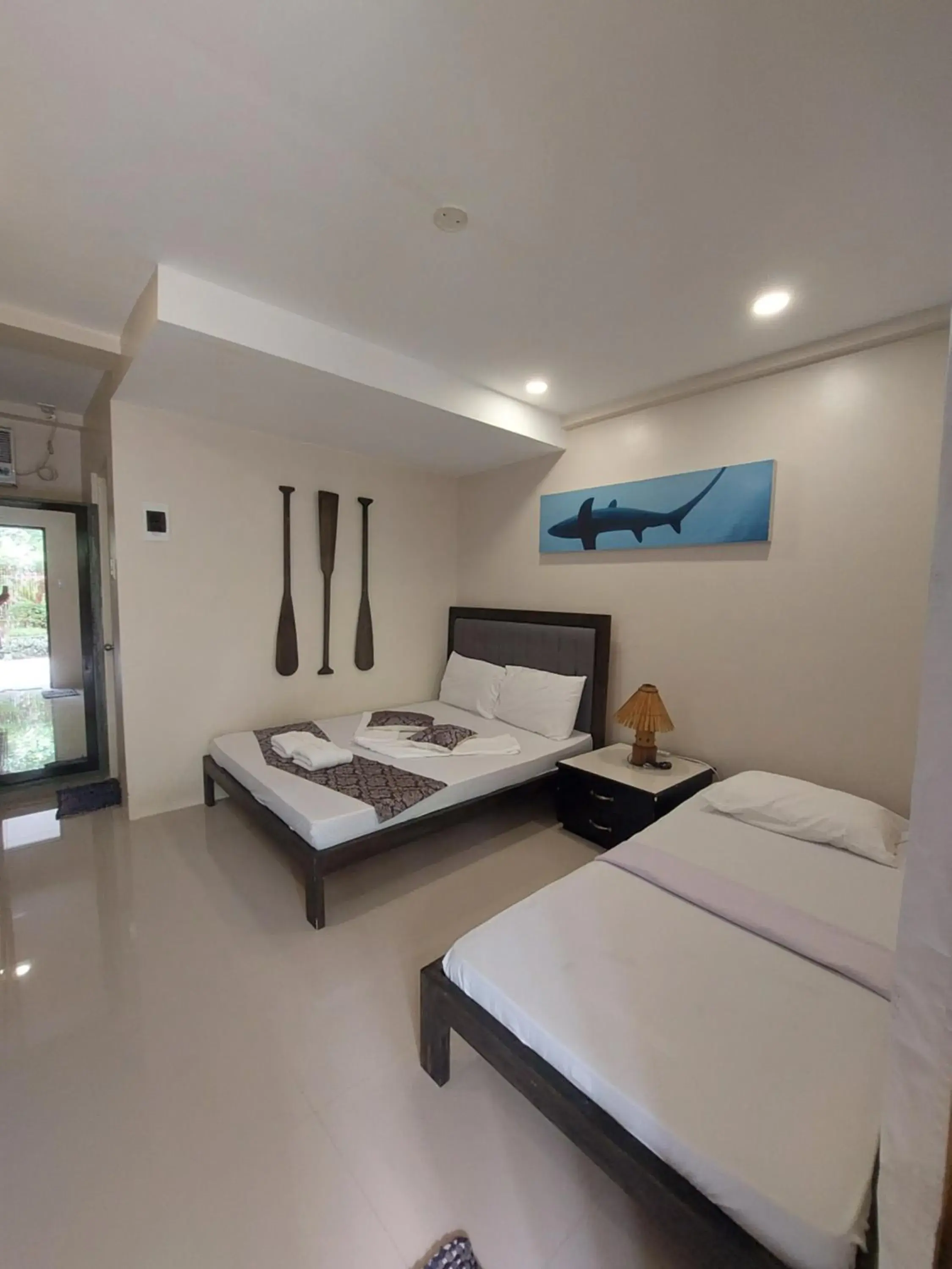 Bed in Avila's Horizon Dive Resort Malapascua Bed in Avila's Horizon Dive Resort Malapascua