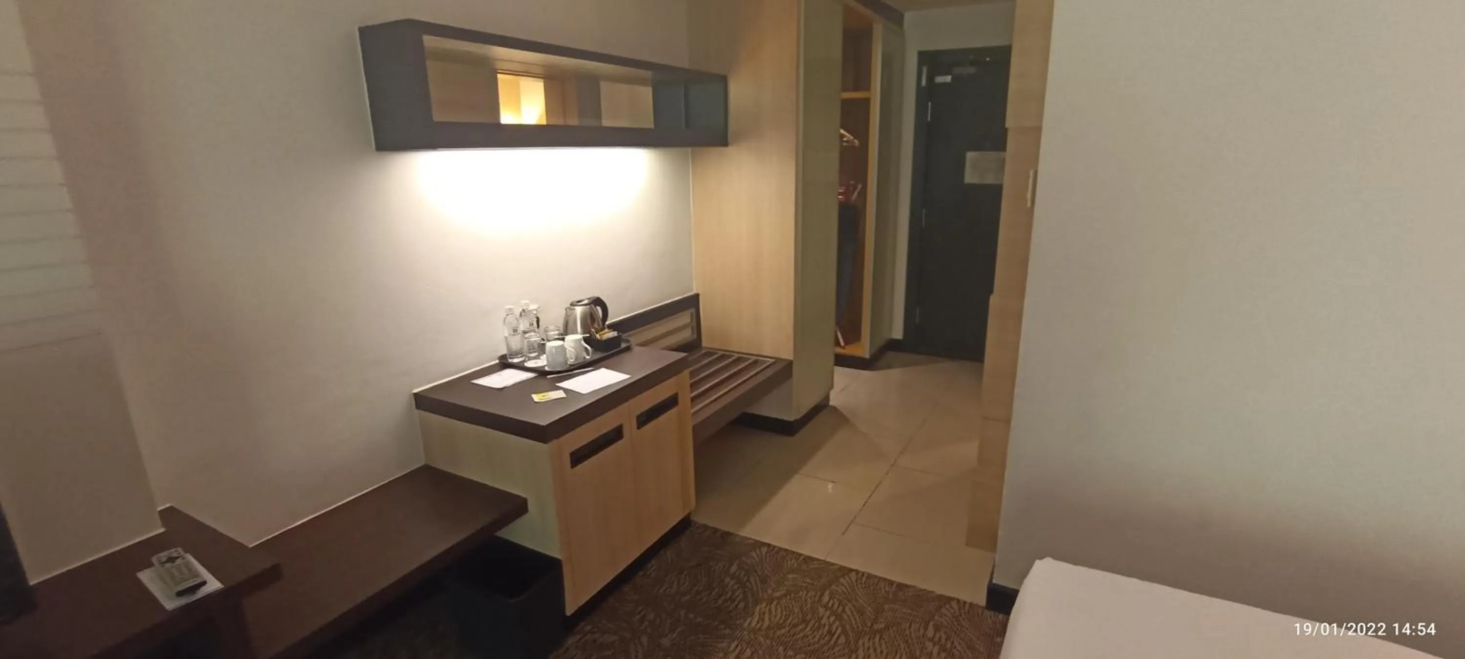 Kitchen or kitchenette in The Klagan Hotel