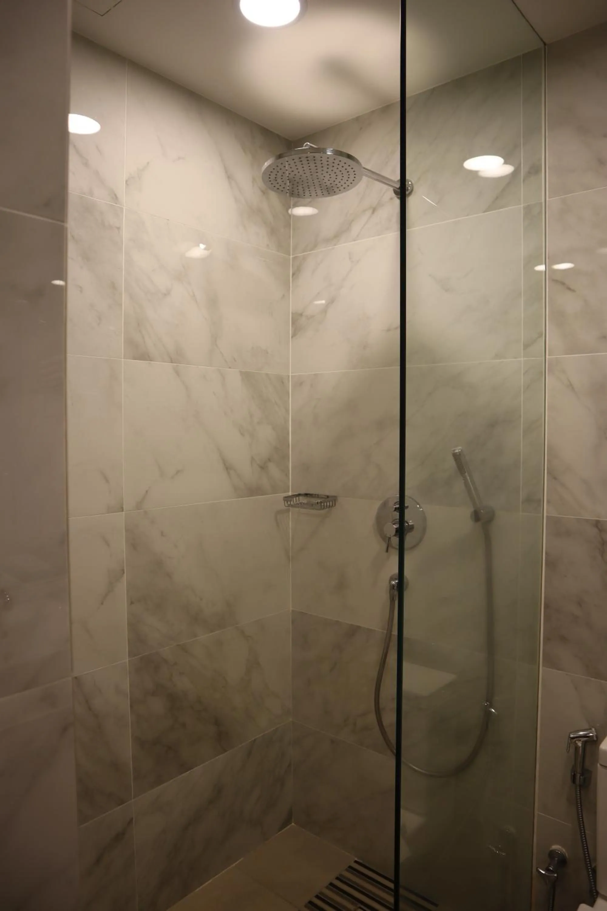 Shower in The Klagan Hotel