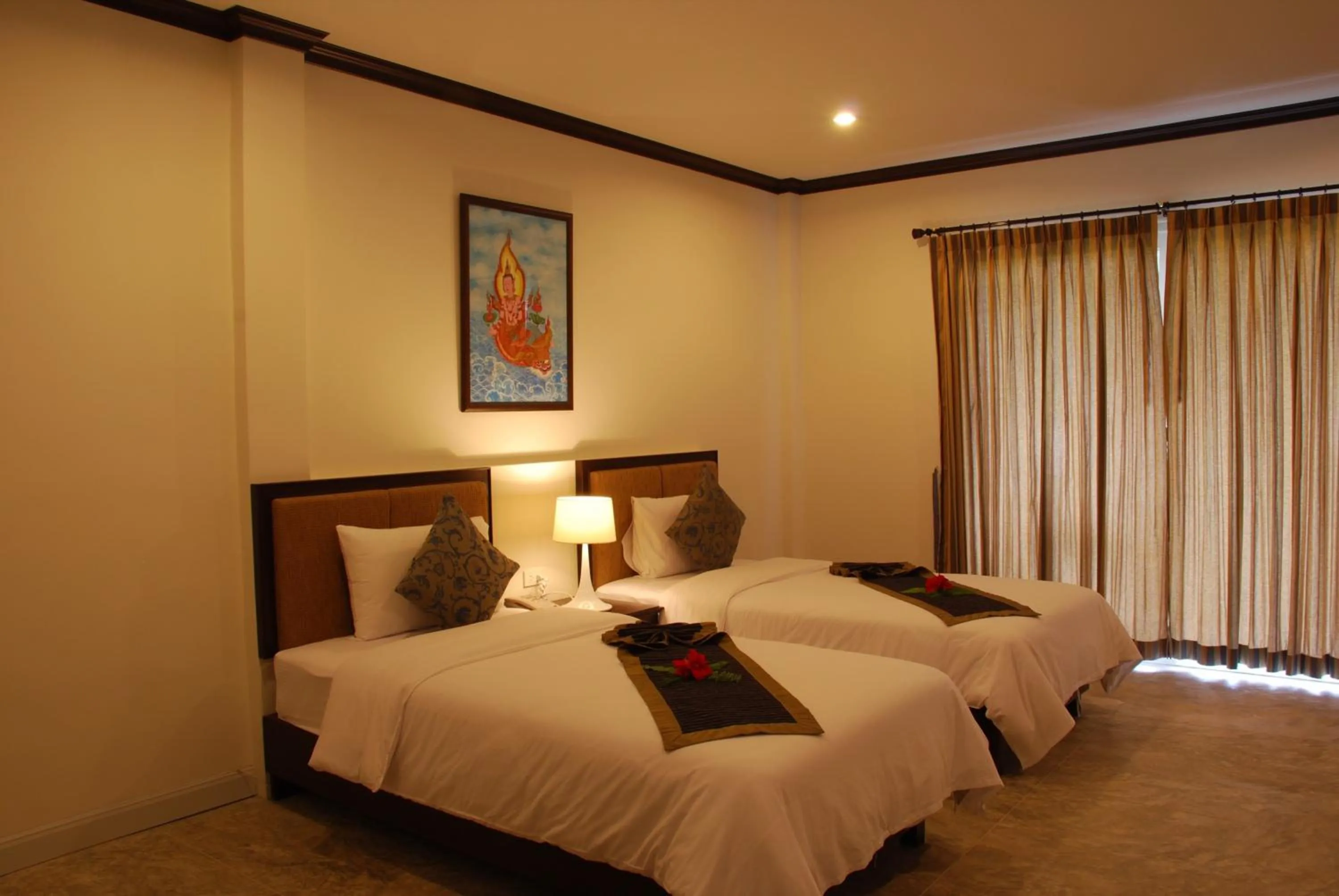 Decorative detail, Bed in Phukamala Suite