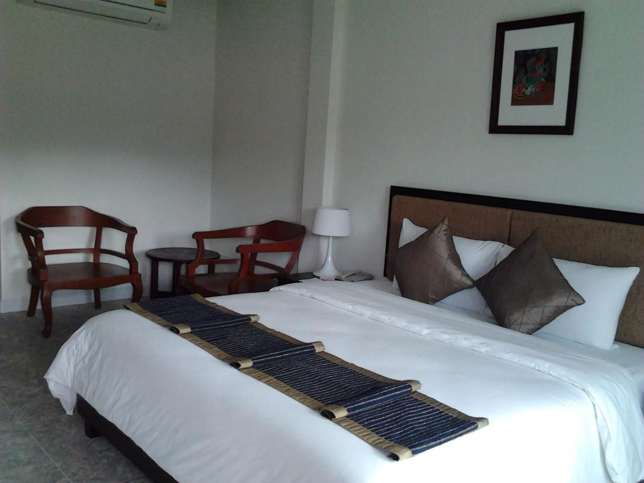 Decorative detail, Bed in Phukamala Suite