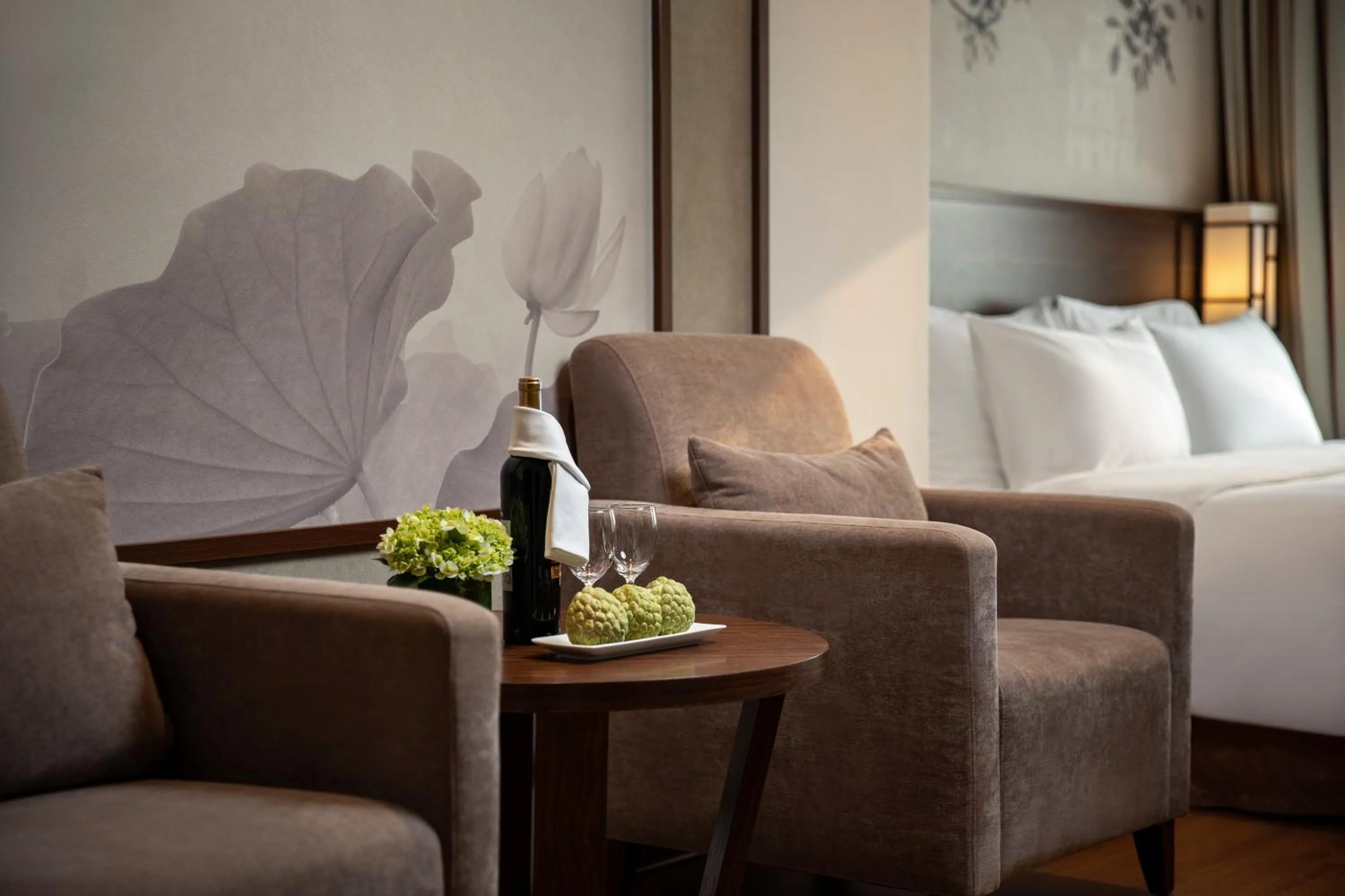 Seating area, Bed in Authentic Hanoi Boutique Hotel