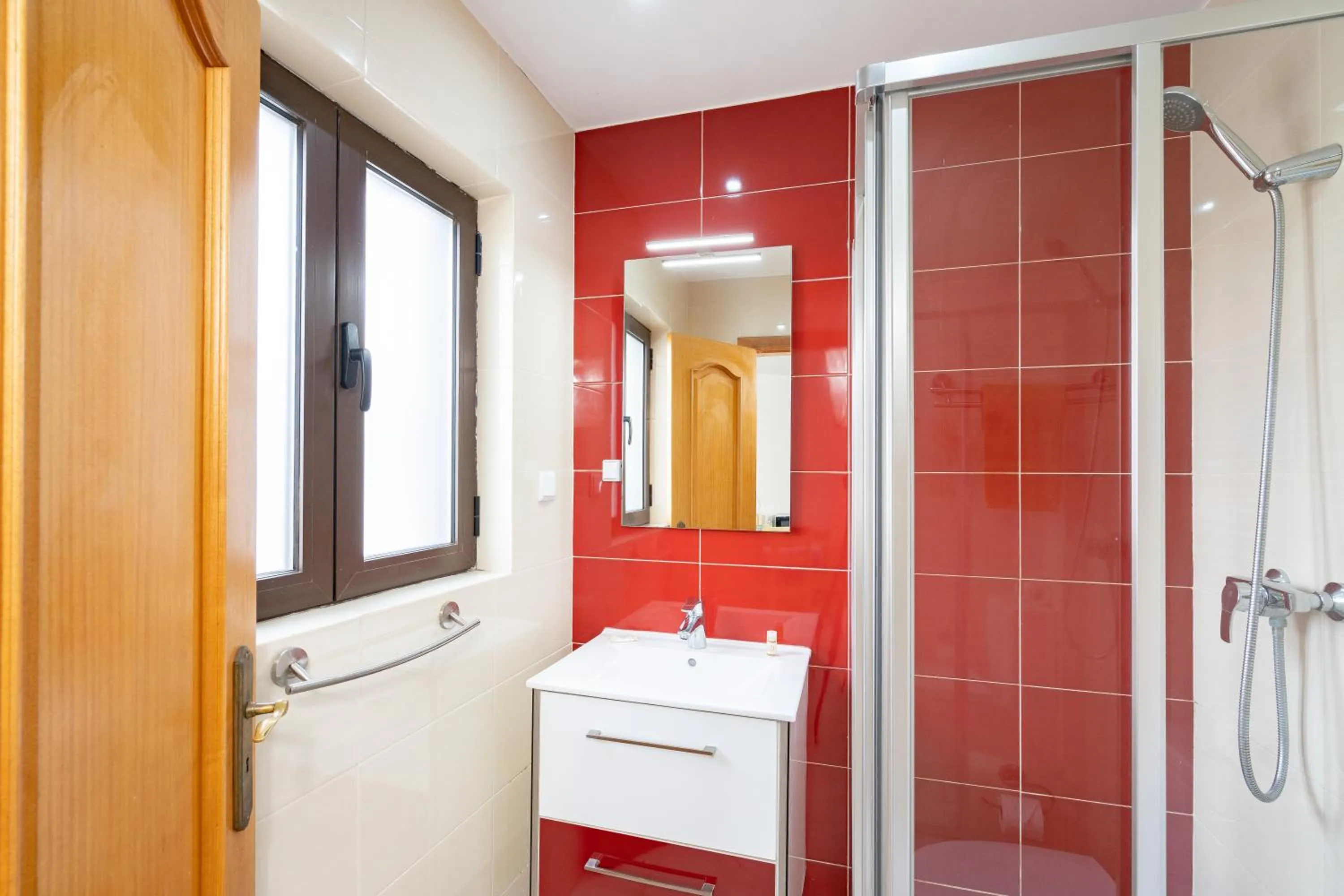 Shower in Apartamentos Vale de Carros by Umbral