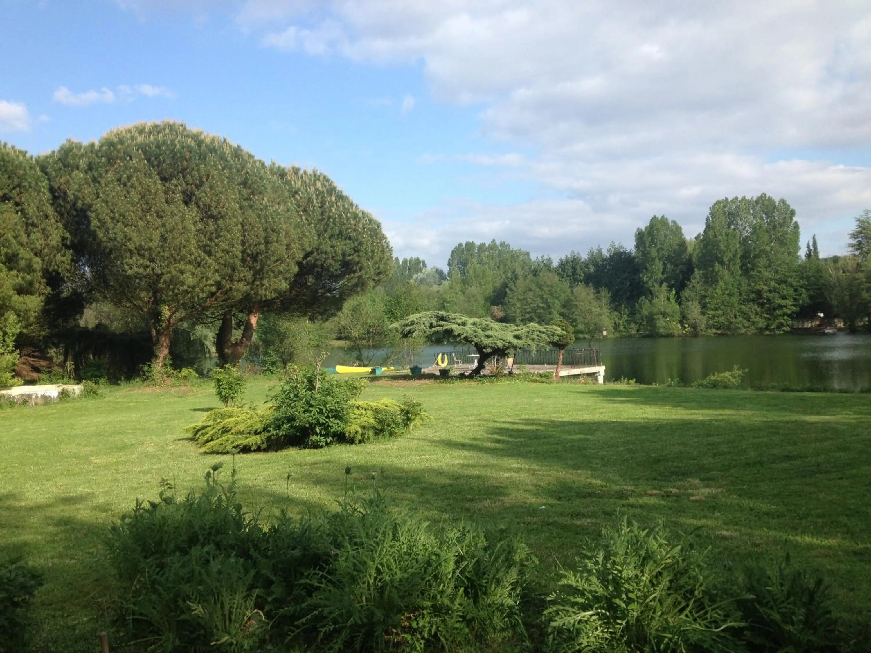 Garden in La maison du lac