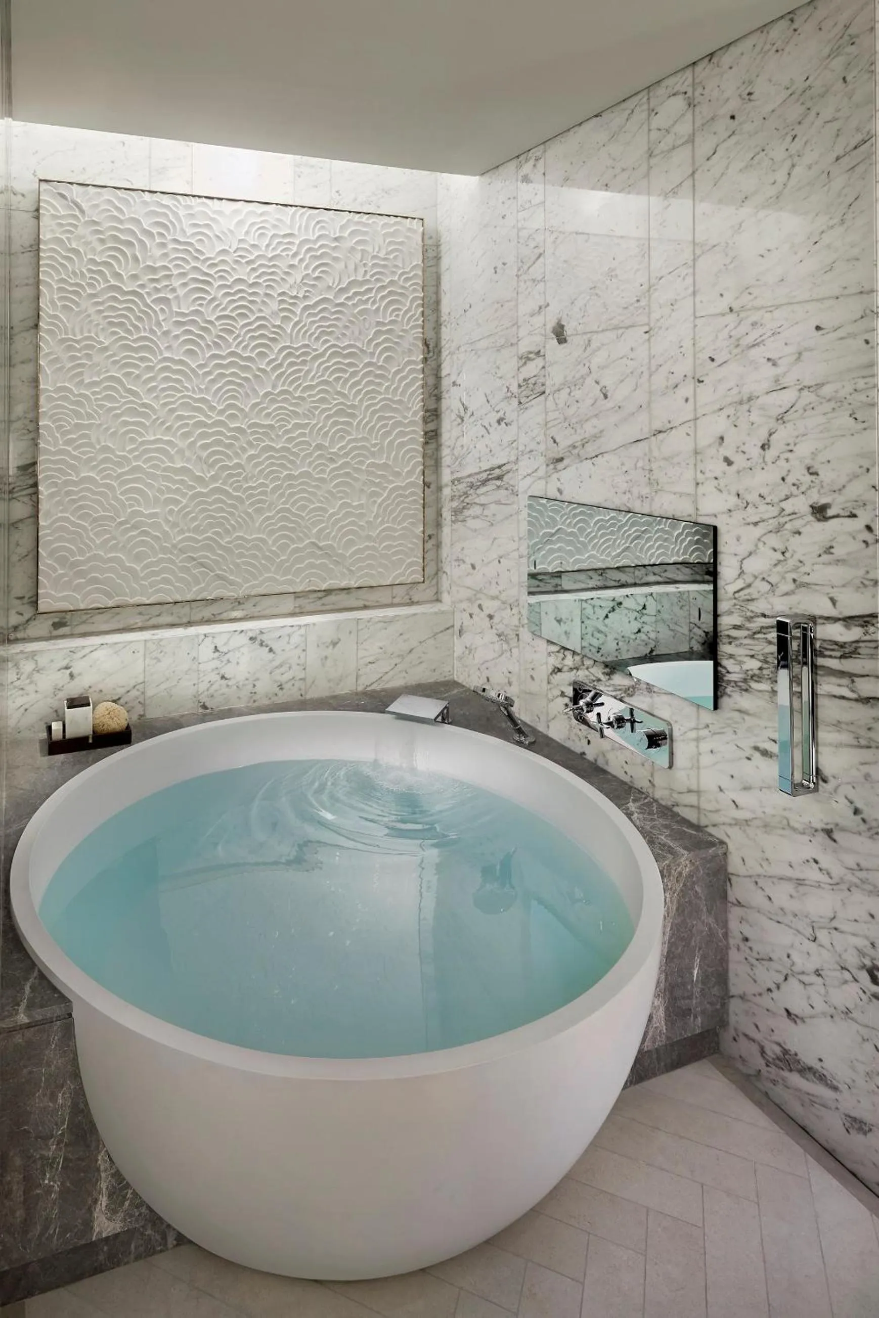 Bathroom in Mandarin Oriental Wangfujing, Beijing