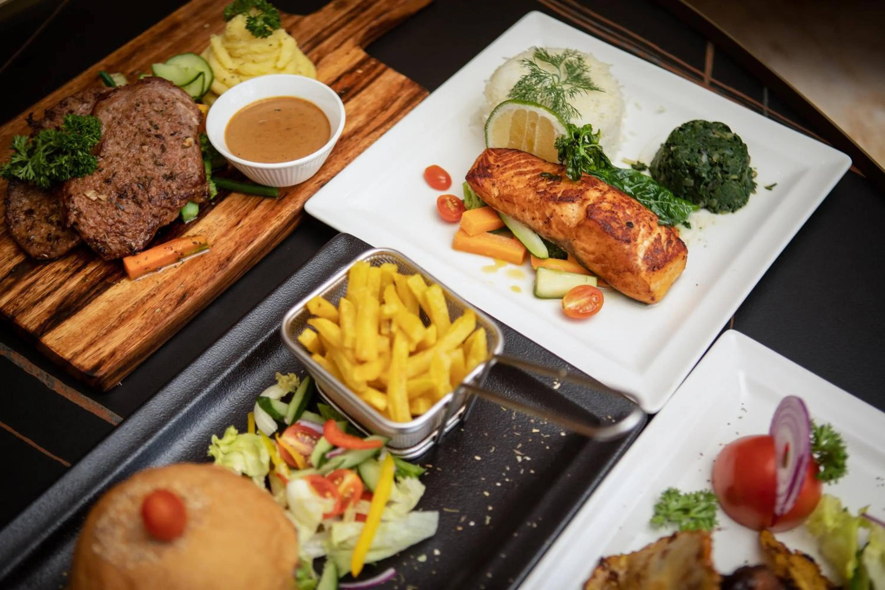 Food and drinks in Athena Hotel Kampala