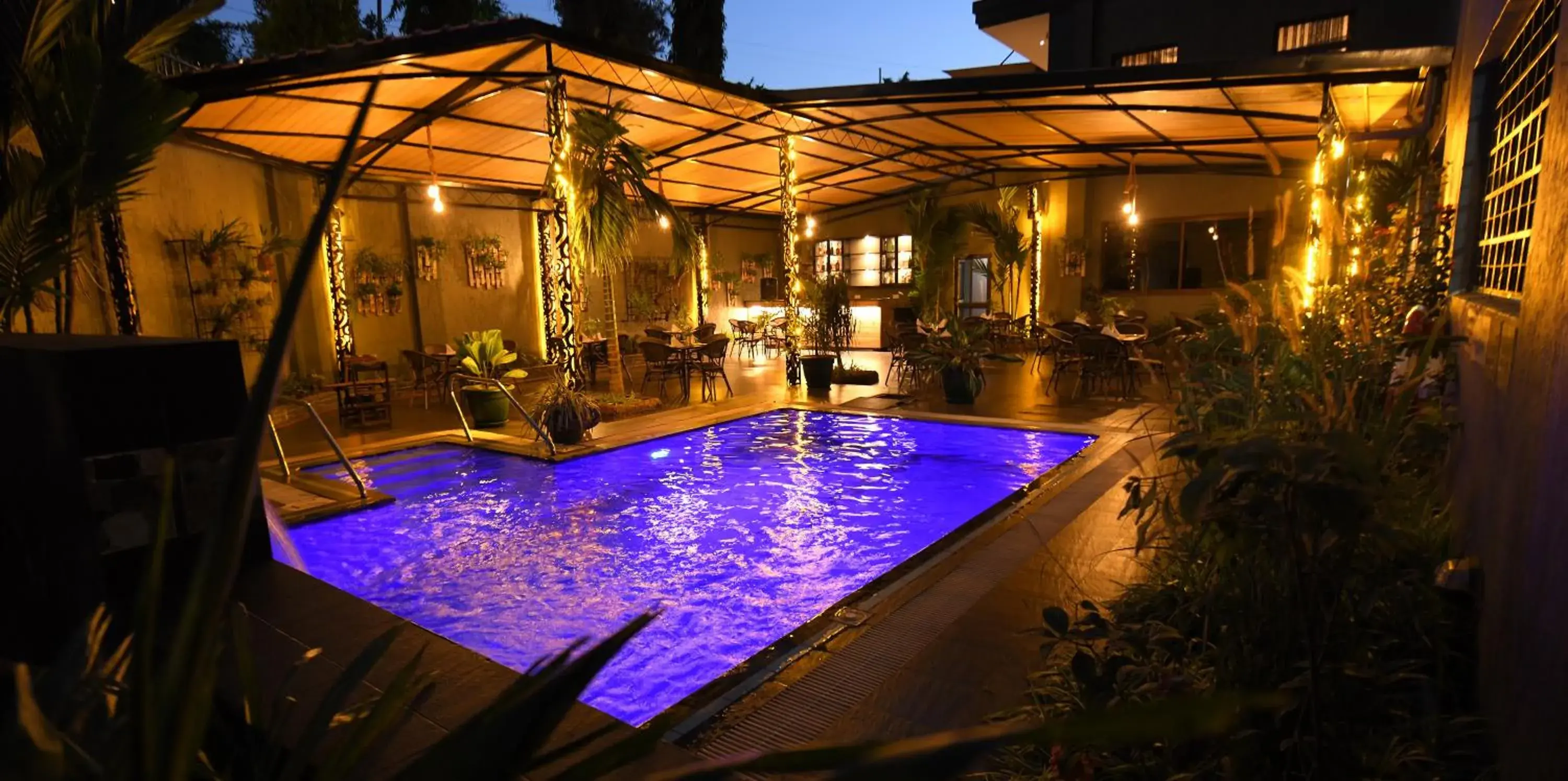 Pool view in Athena Hotel Kampala Pool view in Athena Hotel Kampala