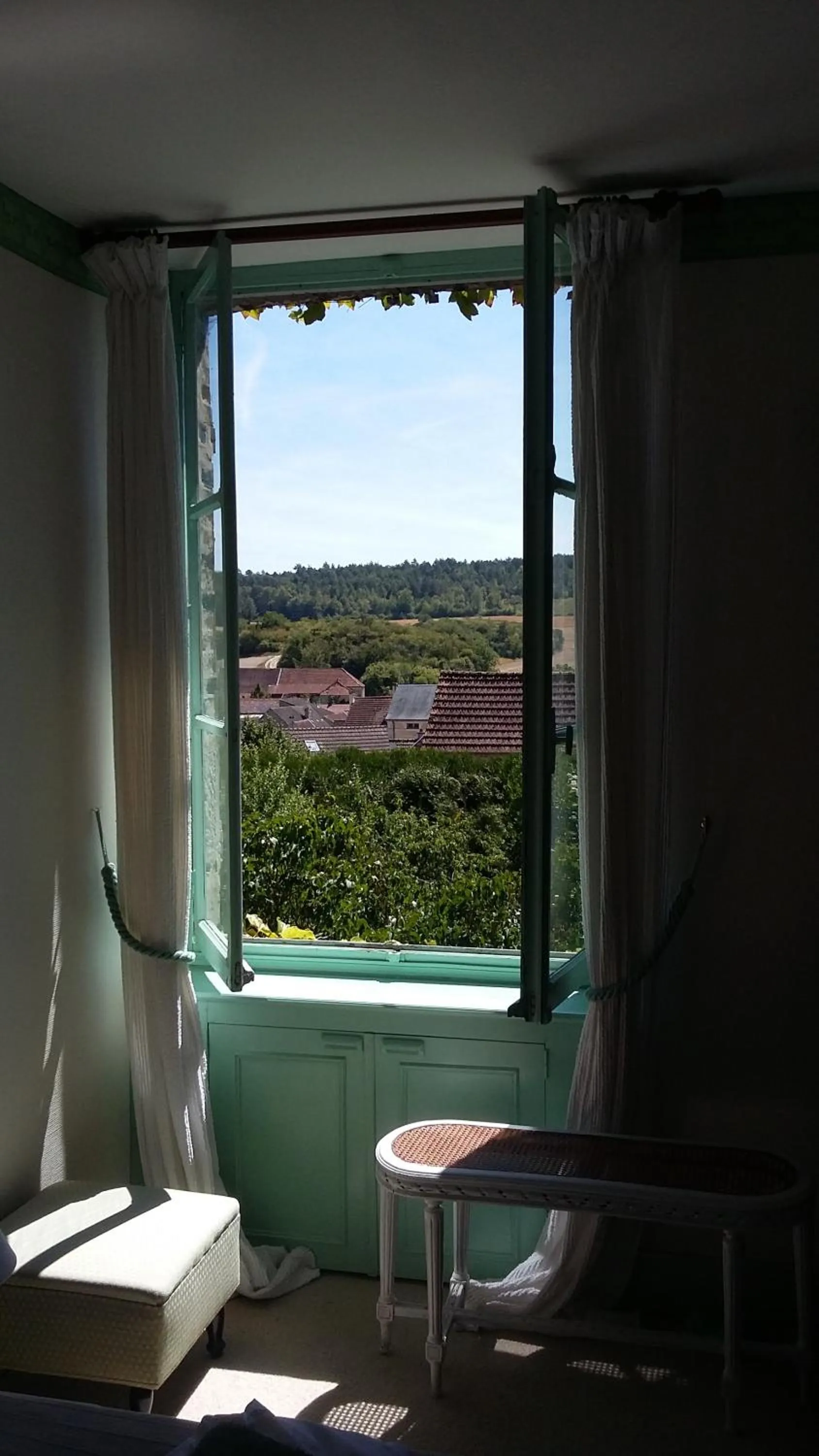 Garden view in chez Zaza