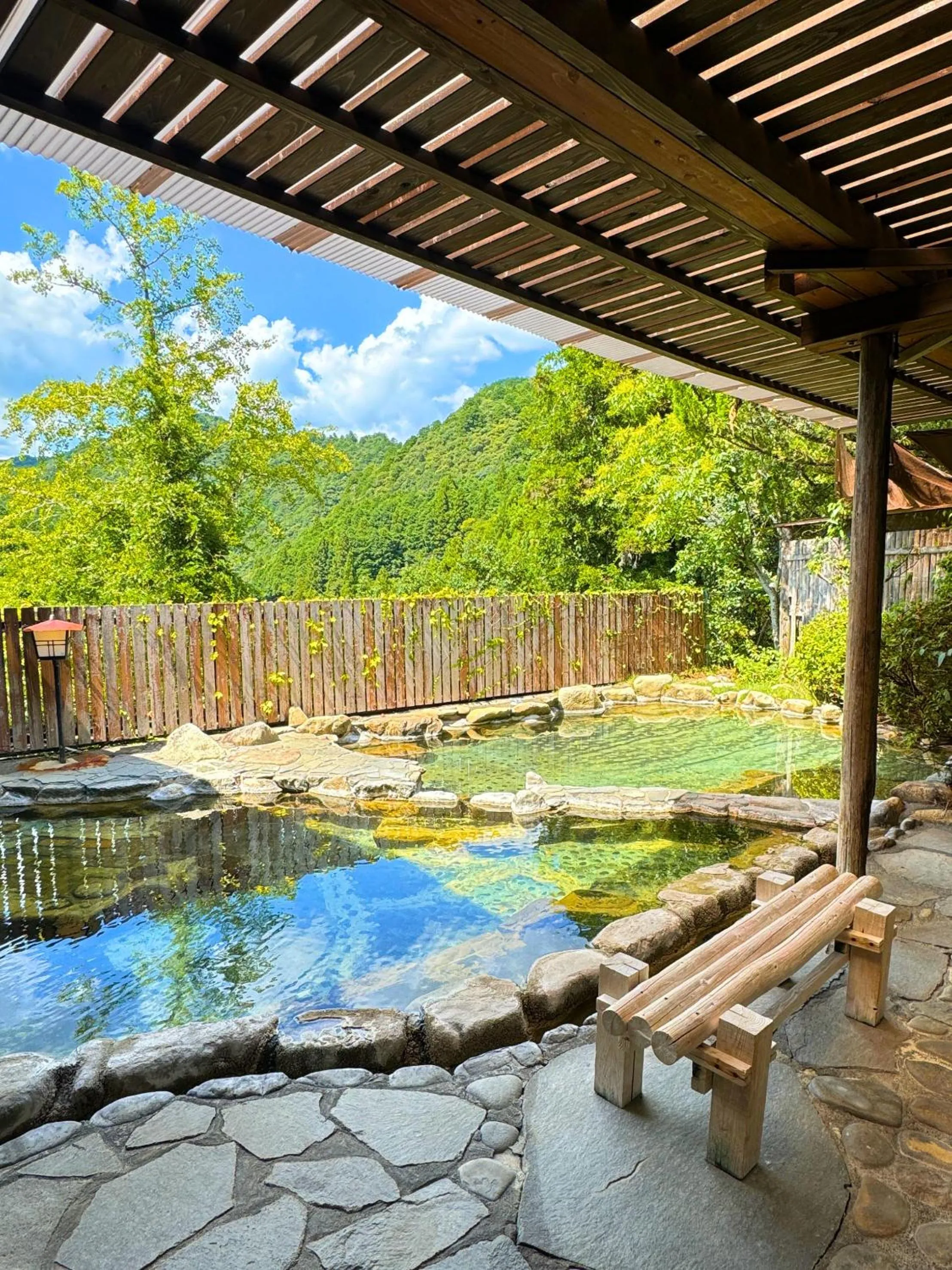 Open Air Bath in Yunominesou