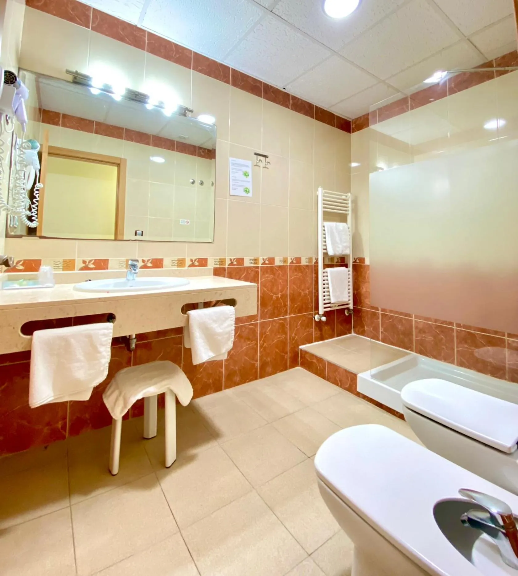 Bathroom in Hotel La Familia