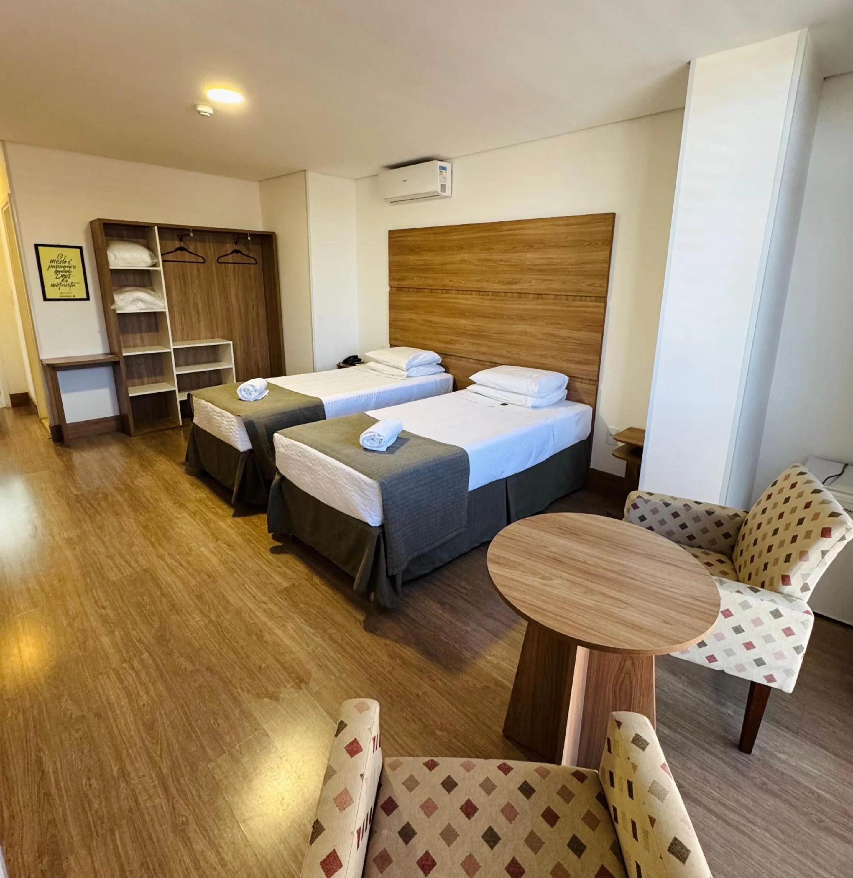 Bed in Riellis Center Hotel