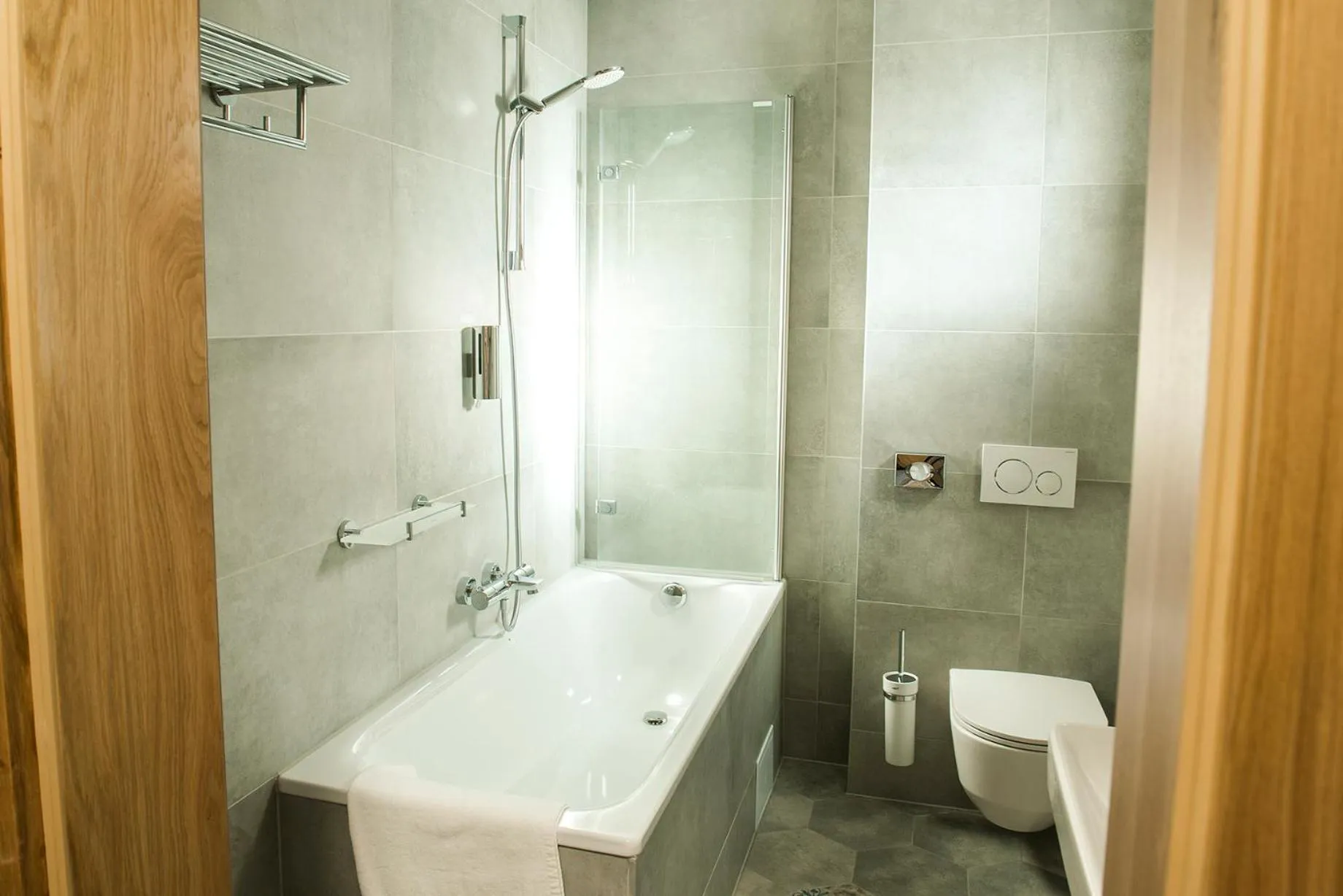 Bathroom in Penzión & Wellness MERIDIANA Bojnice rezort