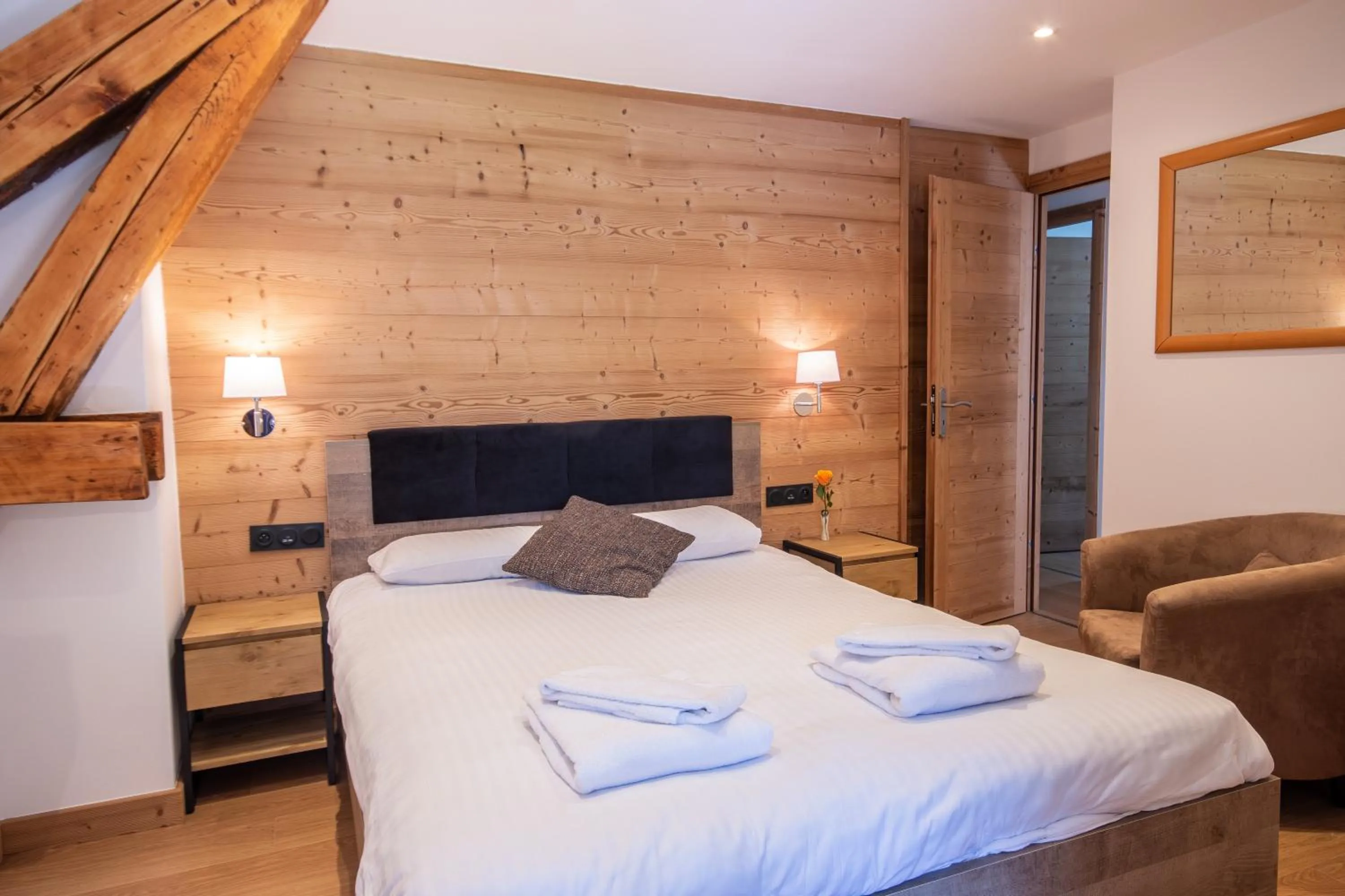 Bed in Chalet des Lacs - Chamonix