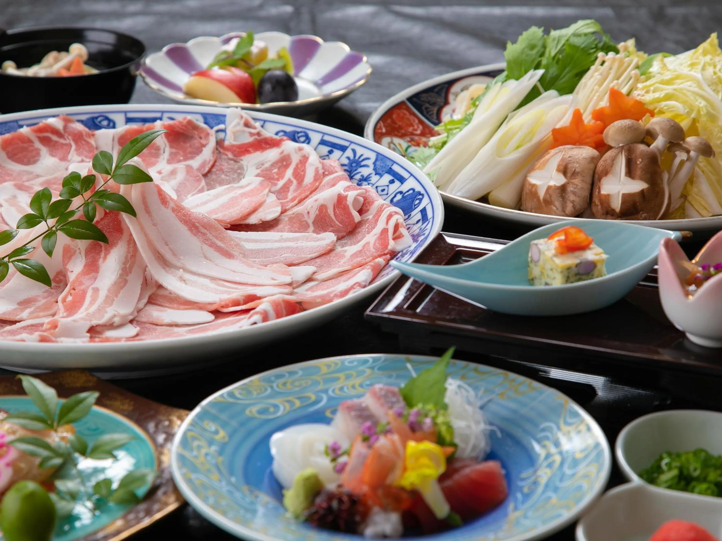 Dinner in Hotel Welview Kagoshima