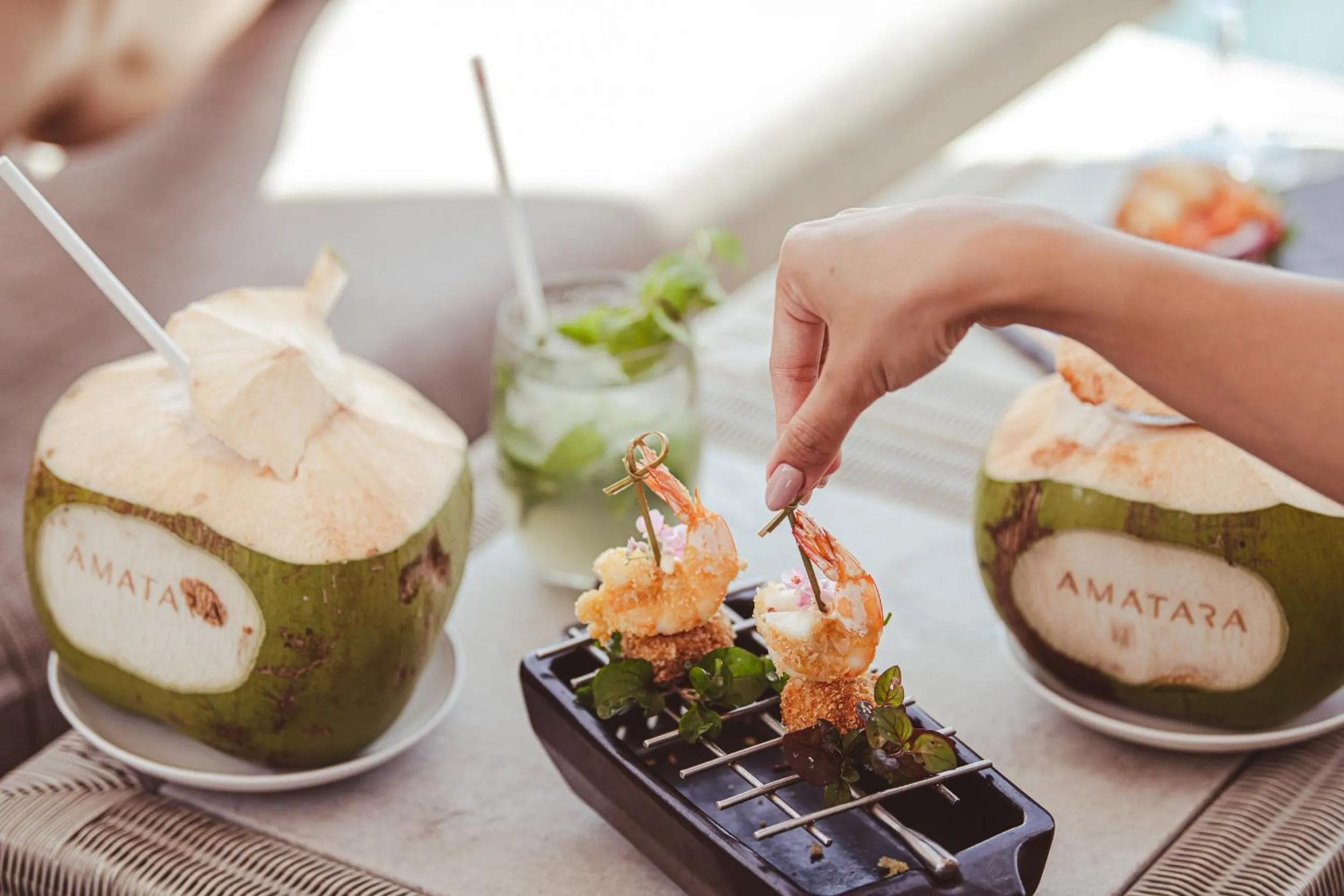 Food and drinks in Amatara Welleisure Resort