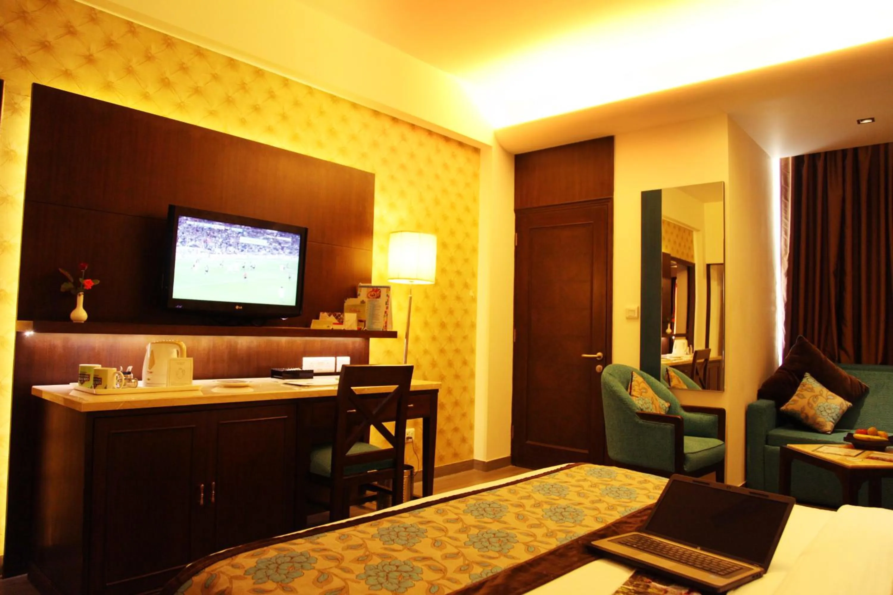 Photo of the whole room in Regenta Orko's Haridwar, Motichur , 10 min from Har ki Pauri