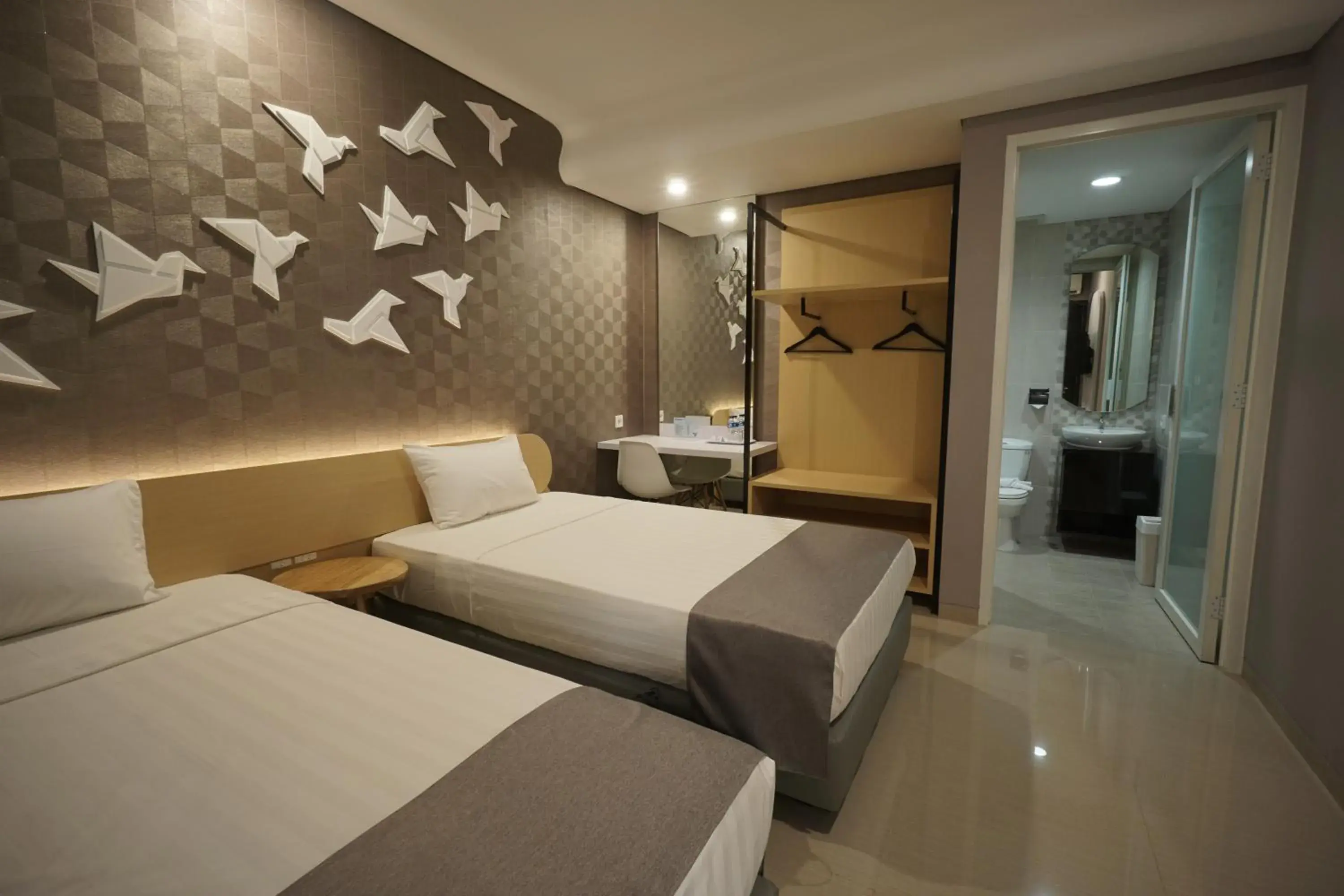 Superior Twin Room in Nomaden Urban Stay Superior Twin Room in Nomaden Urban Stay