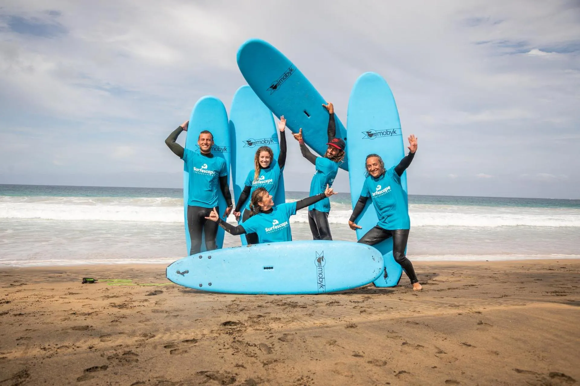People in Surfescape Fuerteventura