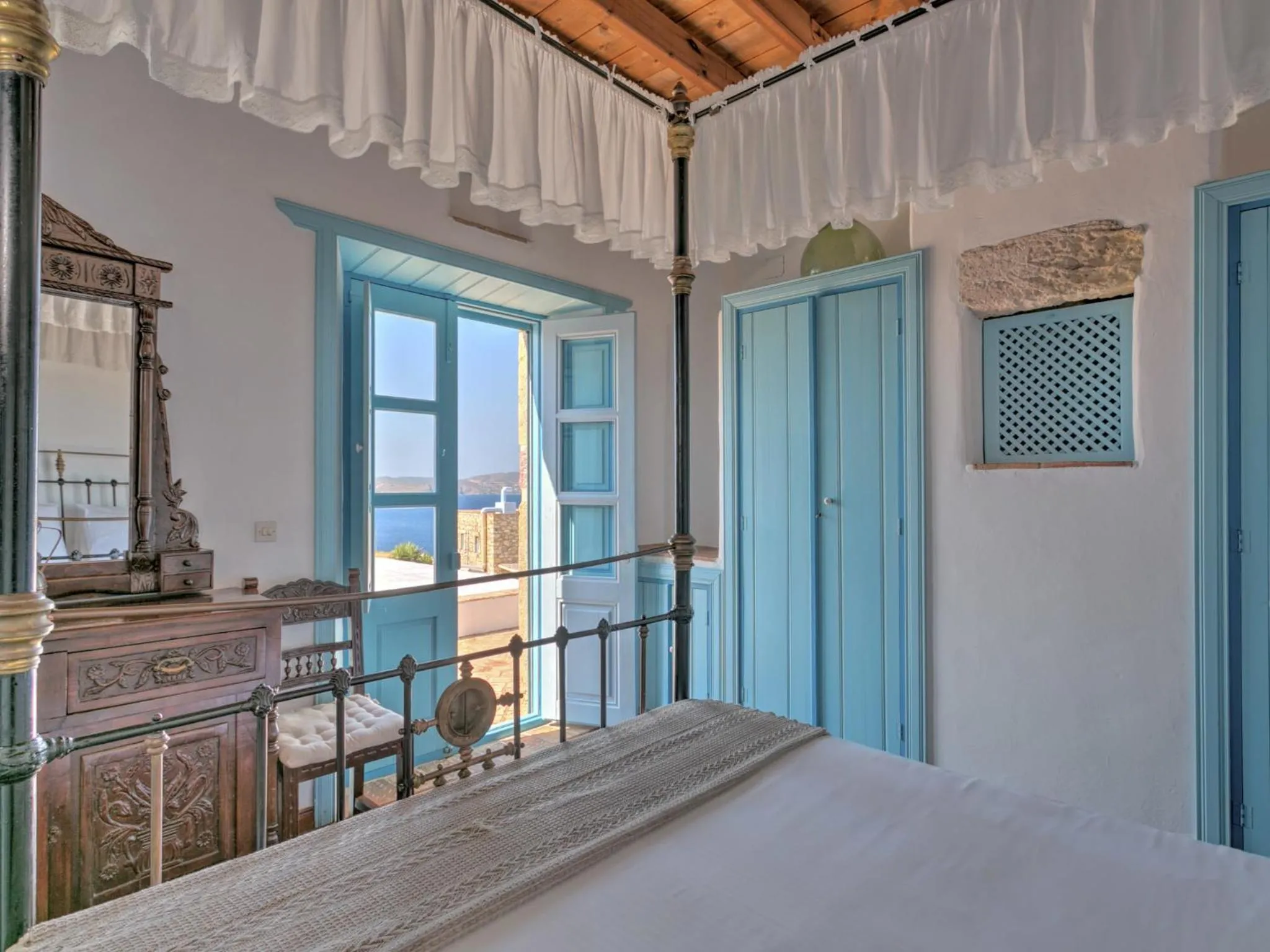 Bedroom in Eirini Luxury Hotel Villas