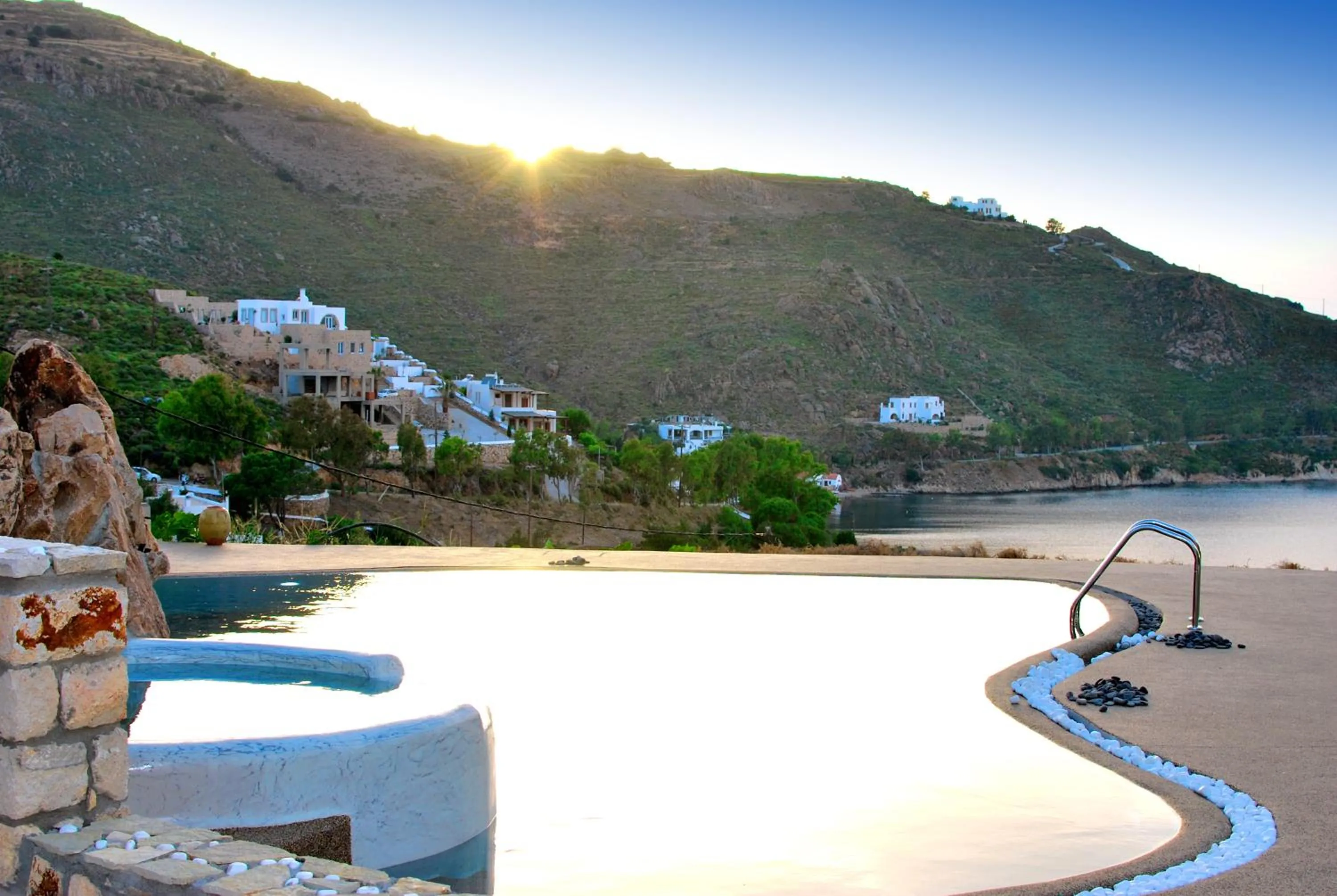 Swimming pool in Eirini Luxury Hotel Villas