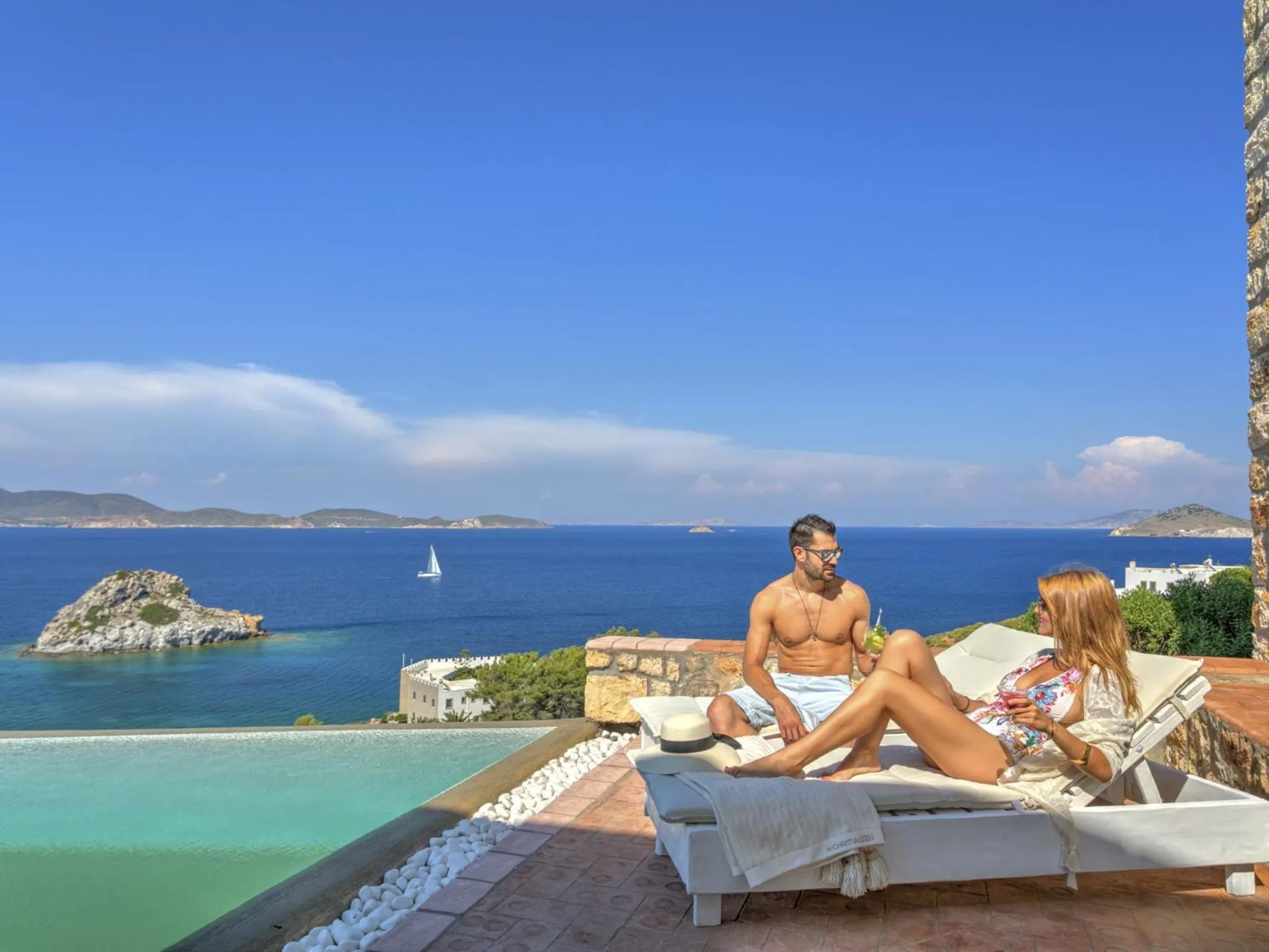 People in Eirini Luxury Hotel Villas